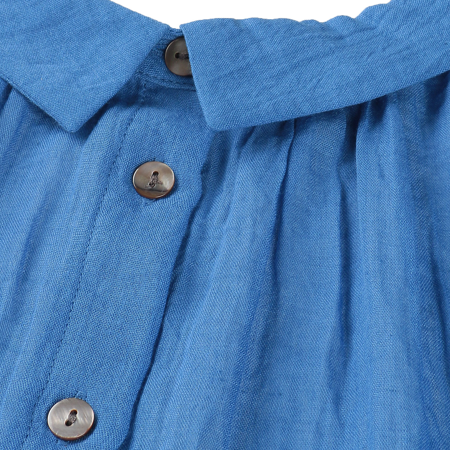 le ciel a tempsdoux 綿混ガーゼシャンブレーワンピース - 画像12