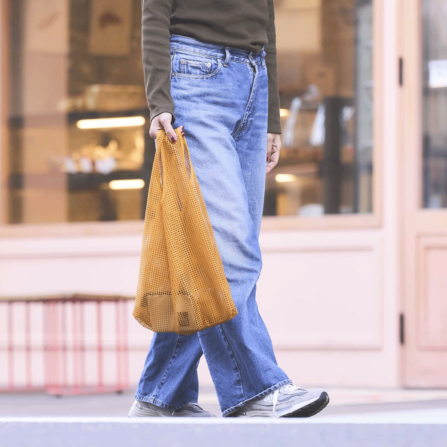 OMCC SHOPPING BAG SQUARE MESH Sサイズ - 画像1