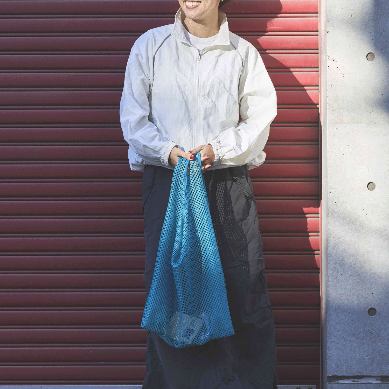 OMCC SHOPPING BAG SQUARE MESH Mサイズ - 画像1