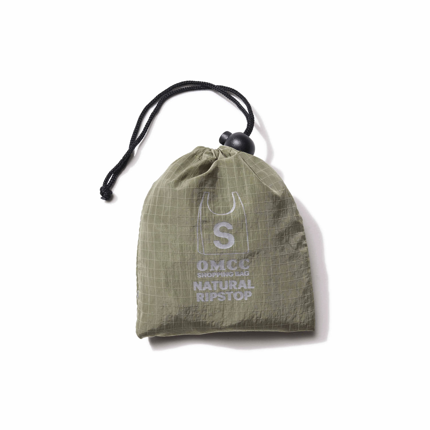 OMCC SHOPPING BAG NATURAL RIPSTOP Sサイズ - 画像9