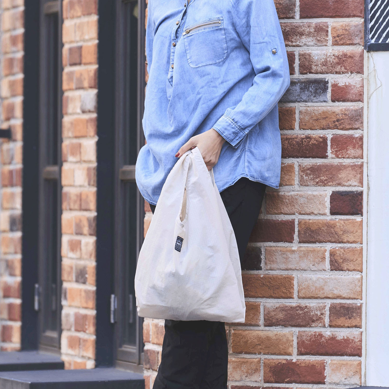 OMCC SHOPPING BAG NATURAL RIPSTOP Sサイズ - 画像1