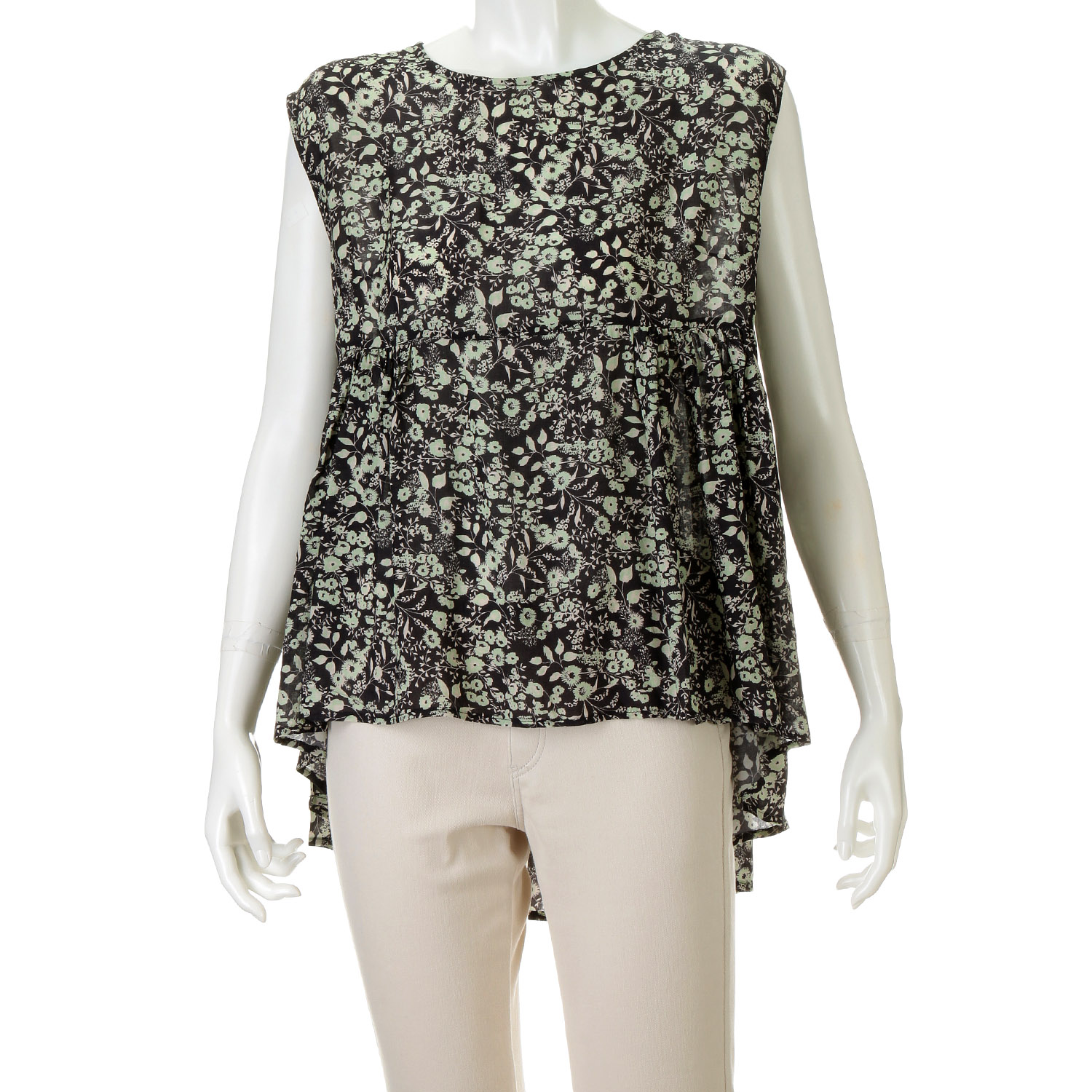 【Insta Live】Fanaka 抜染小花オリジナルプリントフレアーキャミソール - 画像2