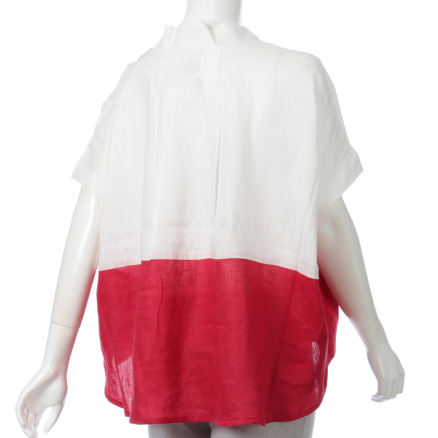 AUG バイカラーブラウス - 画像6