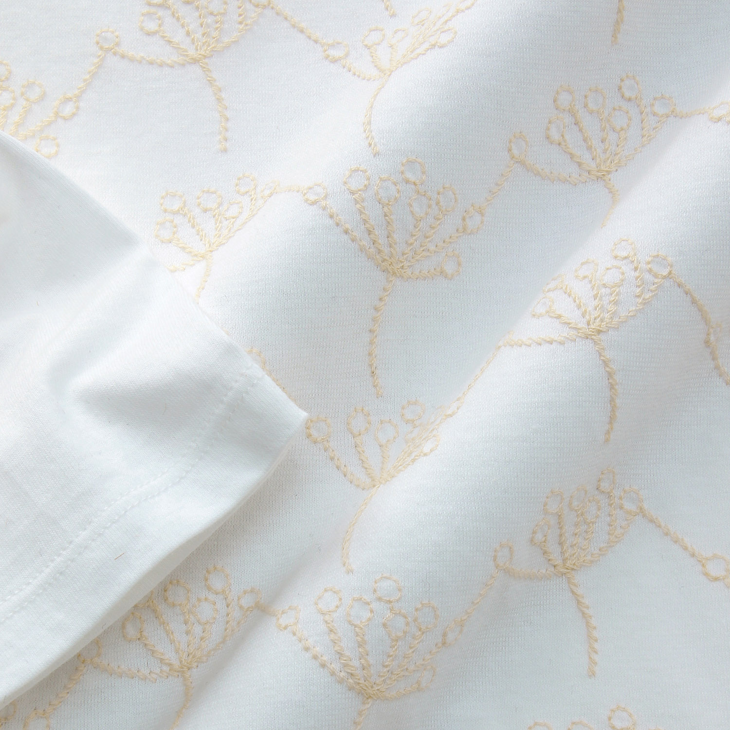 homeworking 30天竺刺繍ボートネックプルオーバー - 画像4