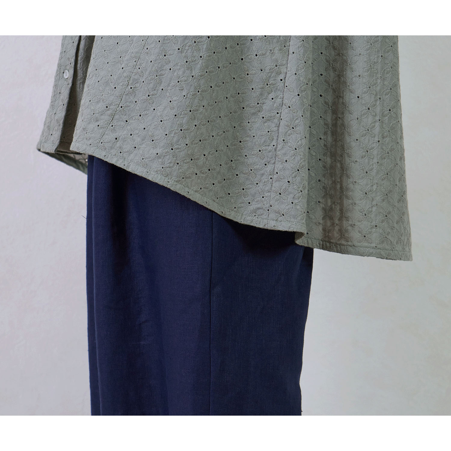 le ciel 花柄刺繍チュニックワンピース - 画像6