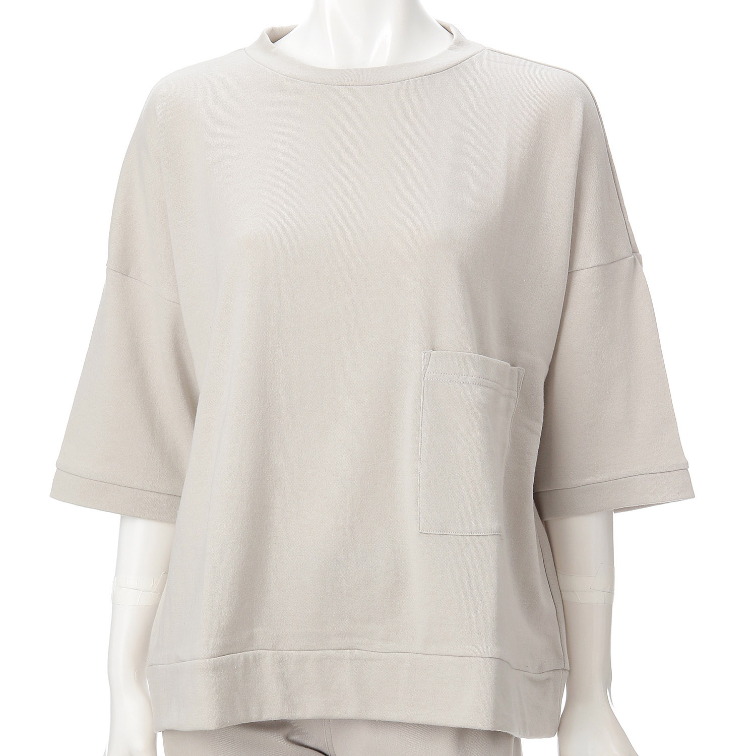 homeworking ガーゼ裏毛 ポケットプルオーバー - 画像2