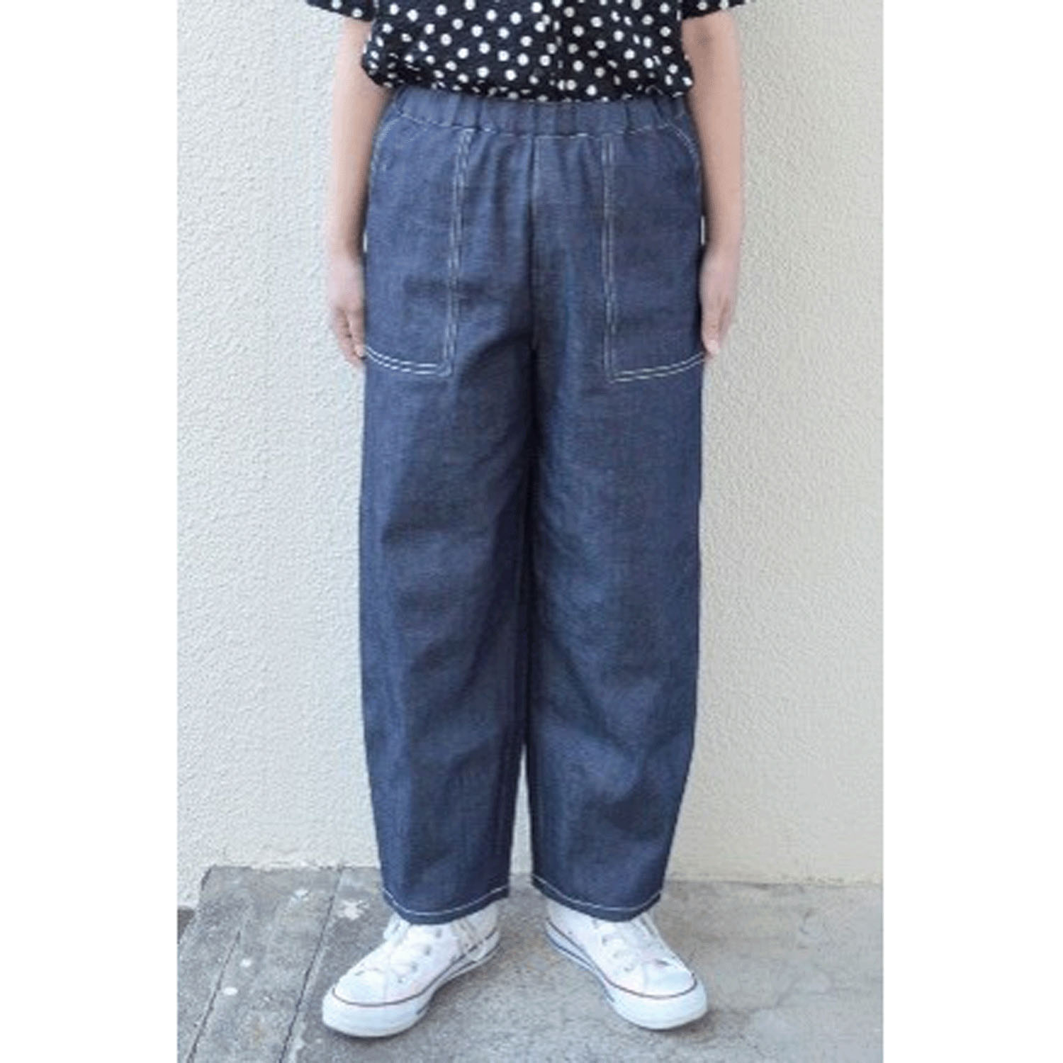 homeworking 裾ダーツパンツ - 画像1