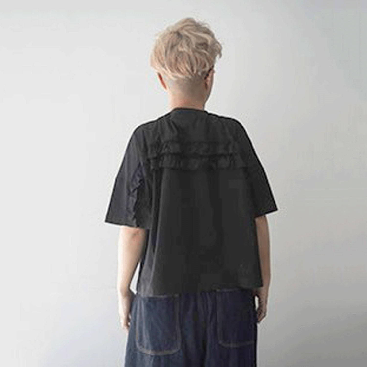mao made BACKフリルワイドTEE - 画像5