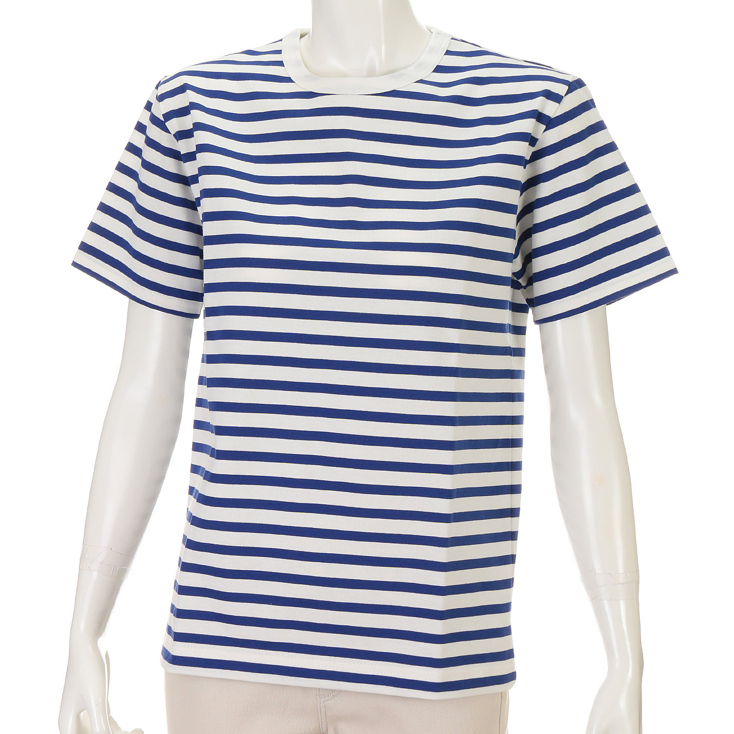 AUG 半袖ボーダークルーネックTシャツ - 画像11