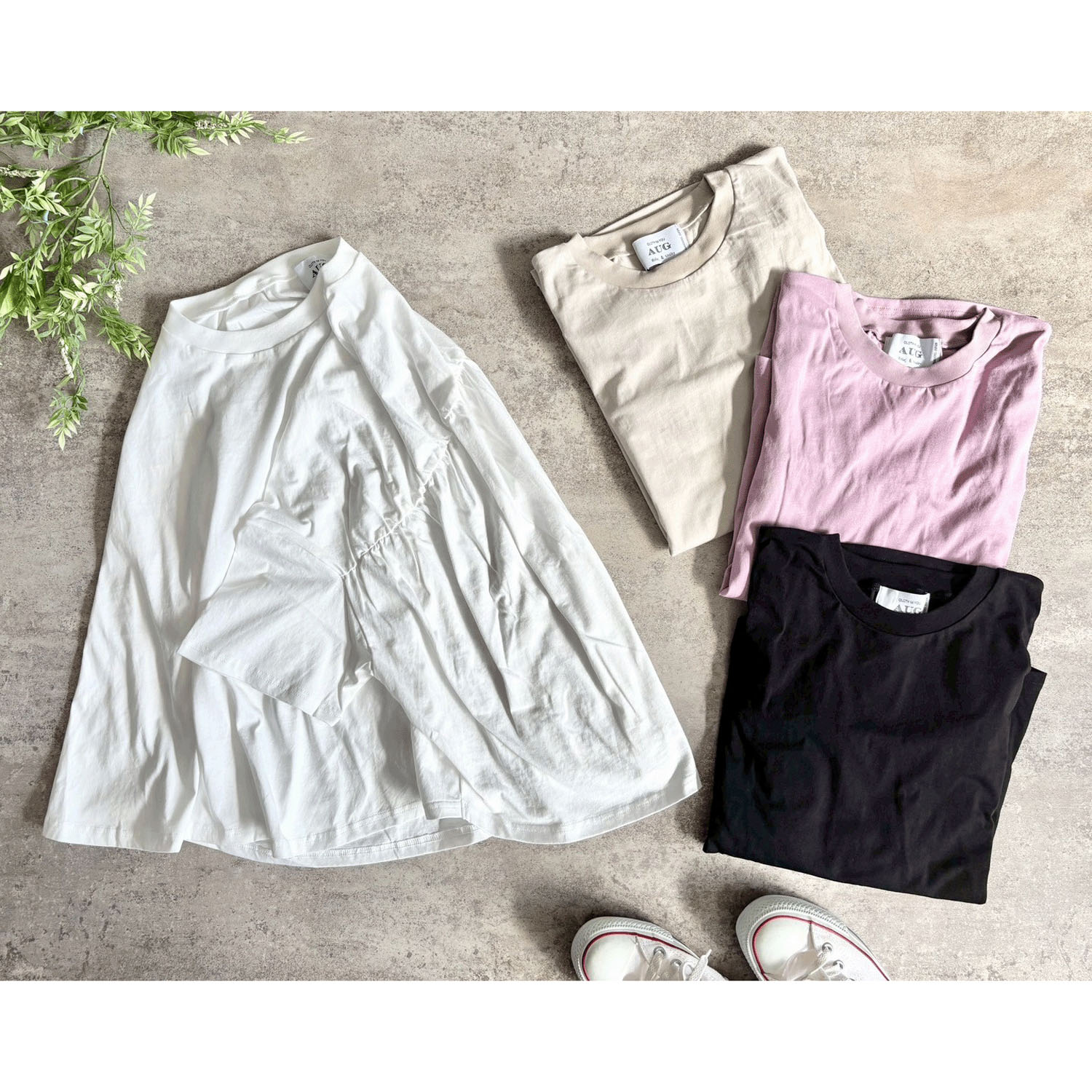 AUG バックギャザーTee - 画像2