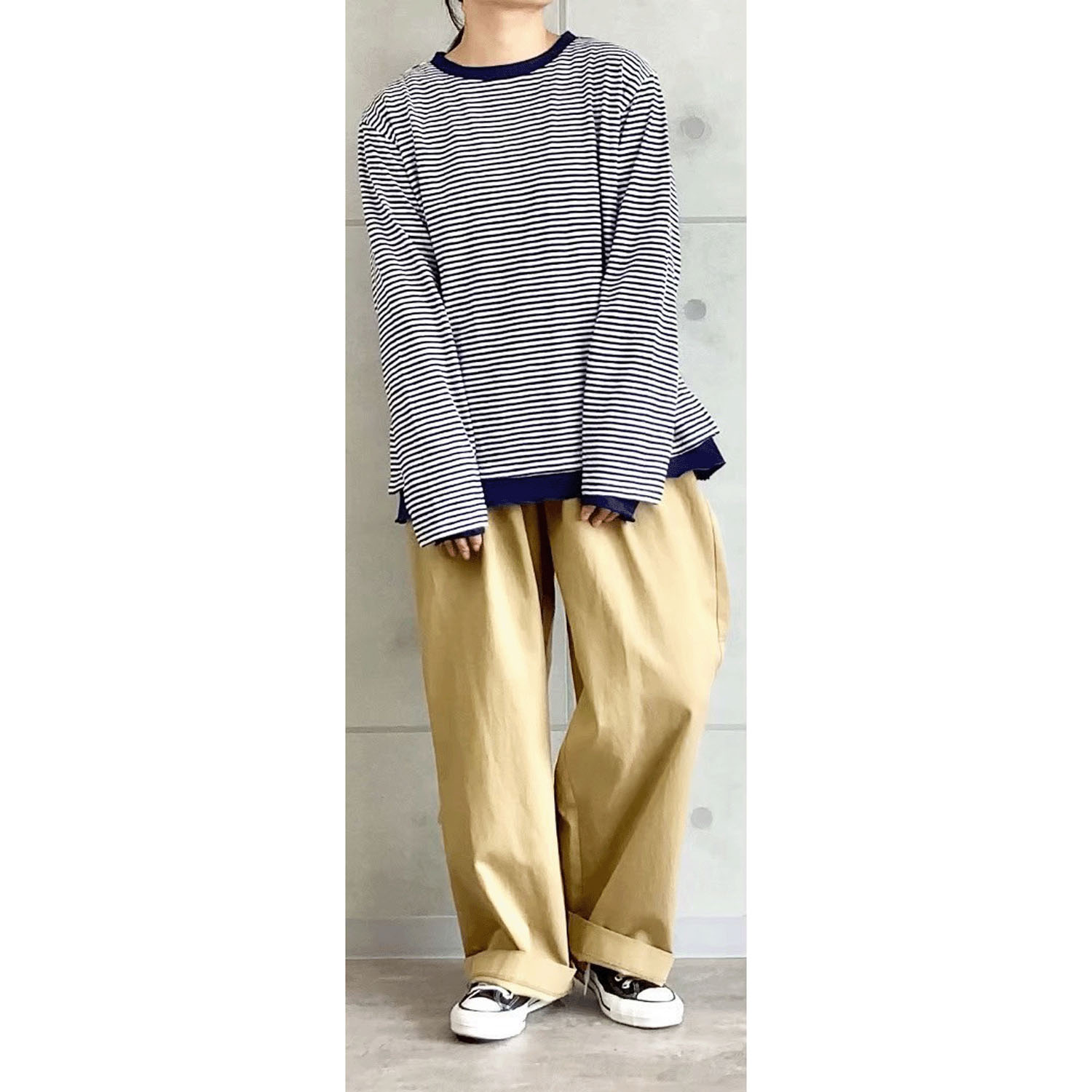 【Insta Live】AUG ボーダーレイヤードTee - 画像4