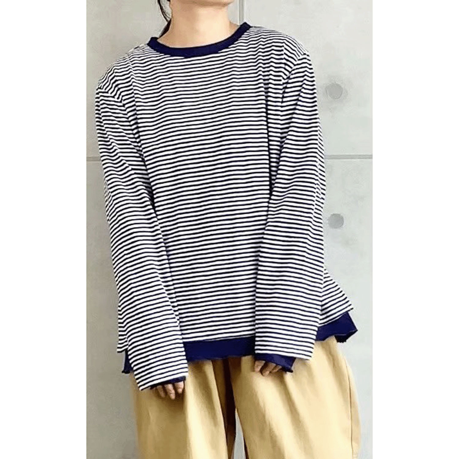 【Insta Live】AUG ボーダーレイヤードTee - 画像1