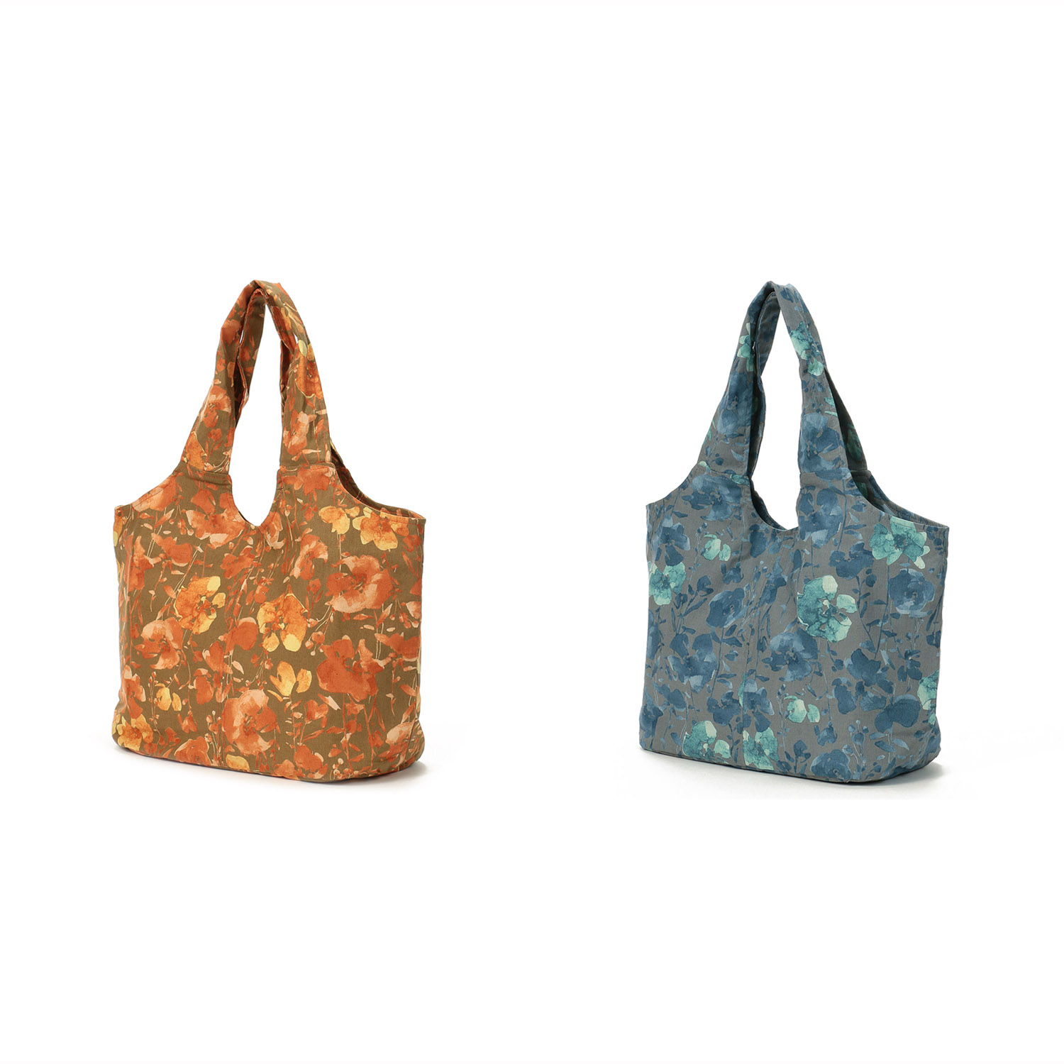 homeworking フラワー センタートートバッグ - 画像1