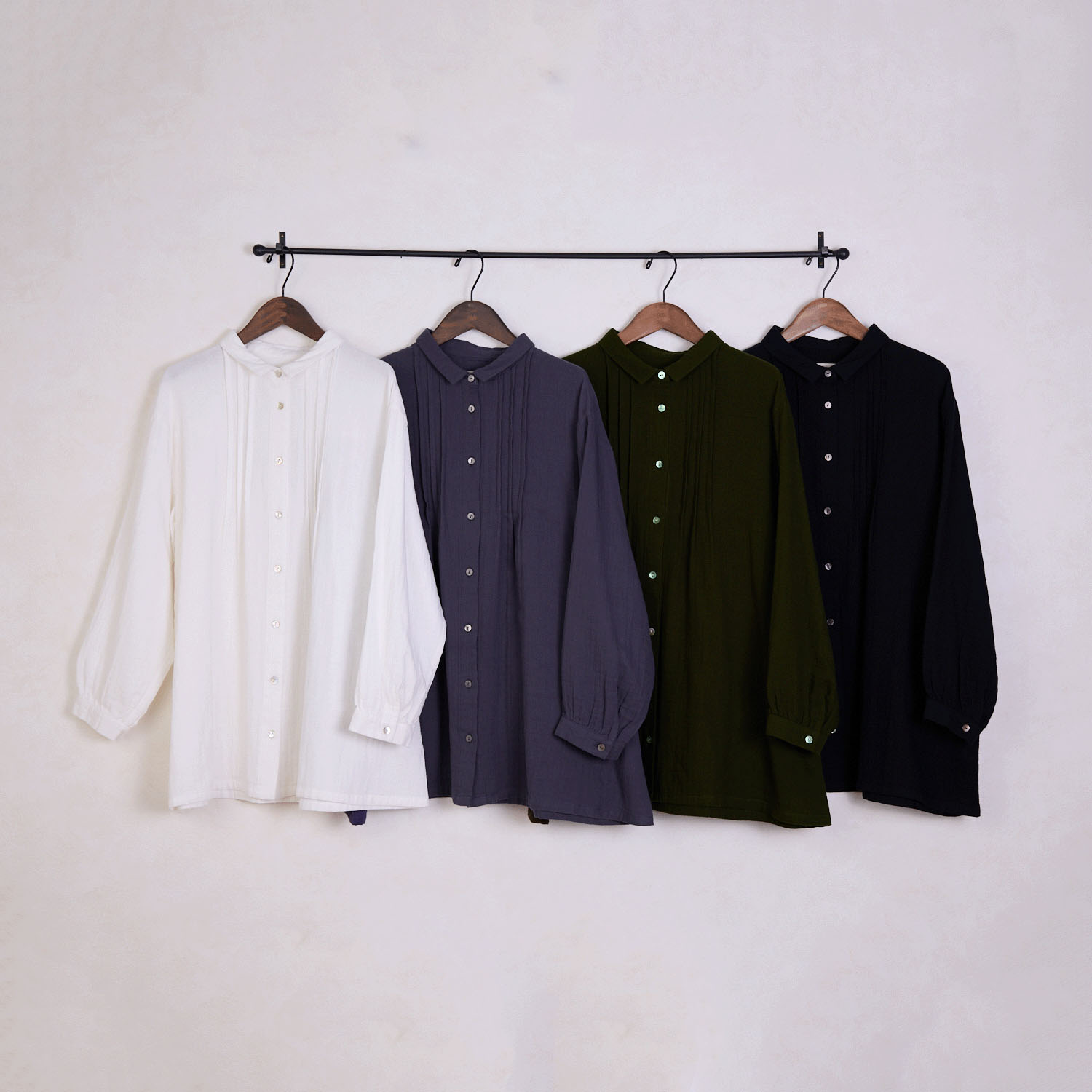 le ciel コットンガーゼチュニック - 画像2