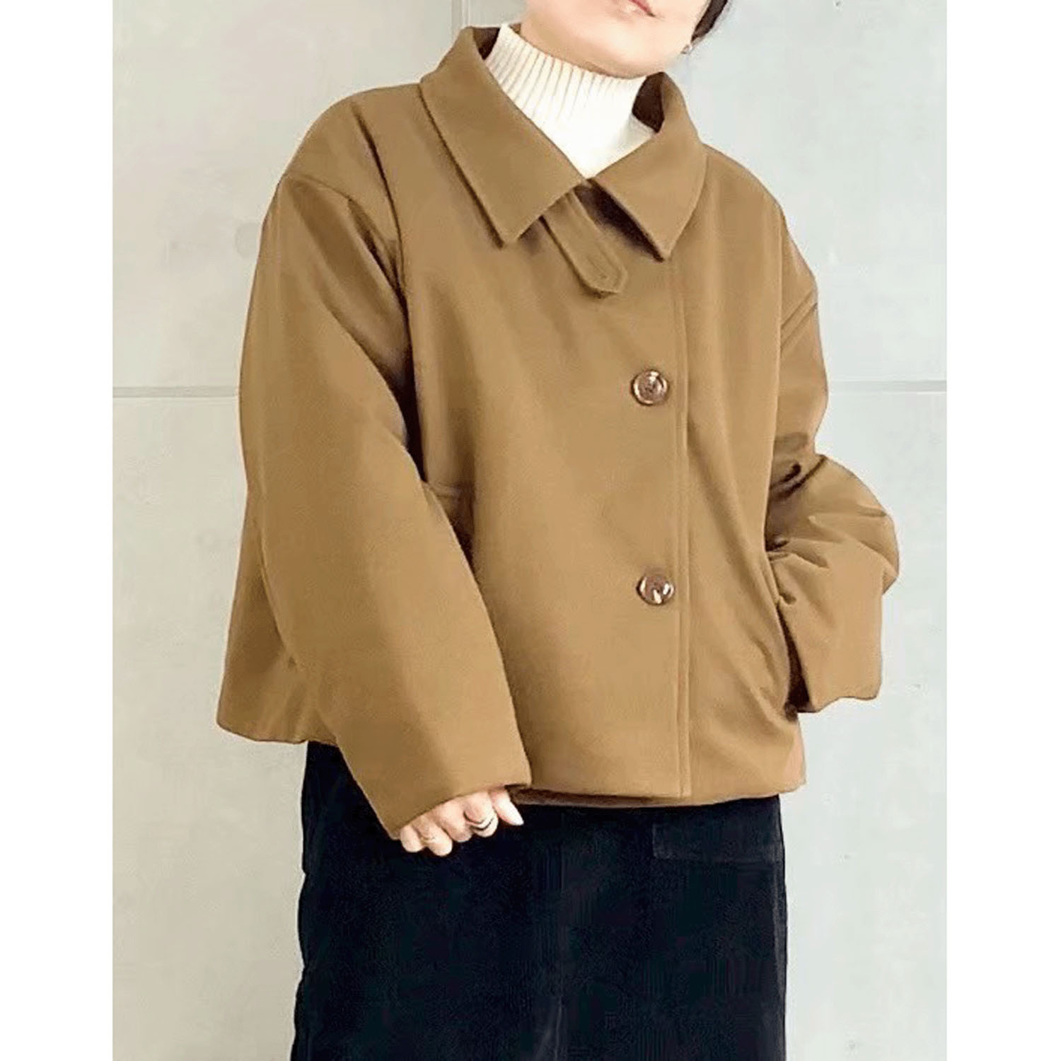 【Insta Live】AUG スタンドカラー中綿ブルゾン - 画像8