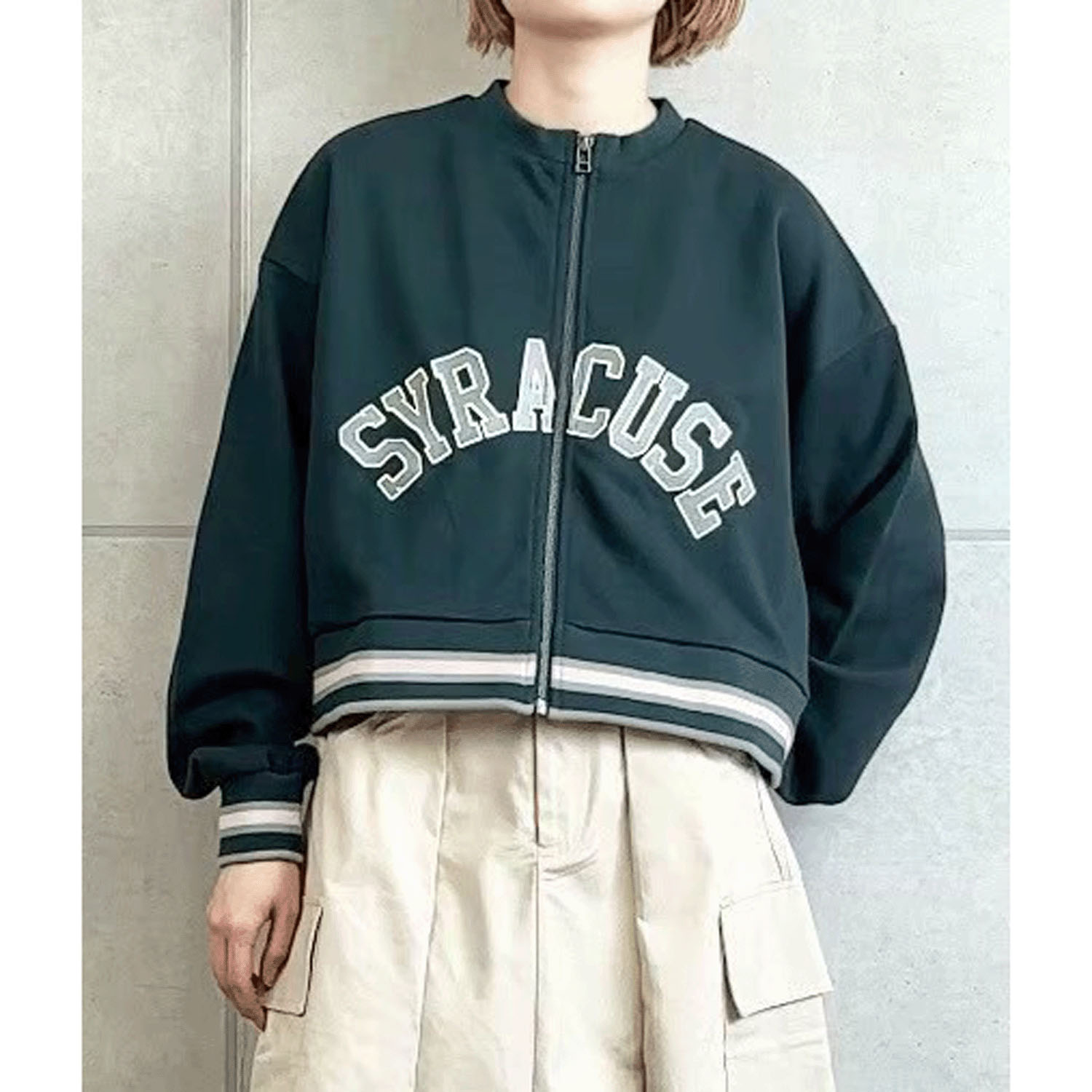 【Insta Live】alee リメイクデザインZIPカーデ - 画像6