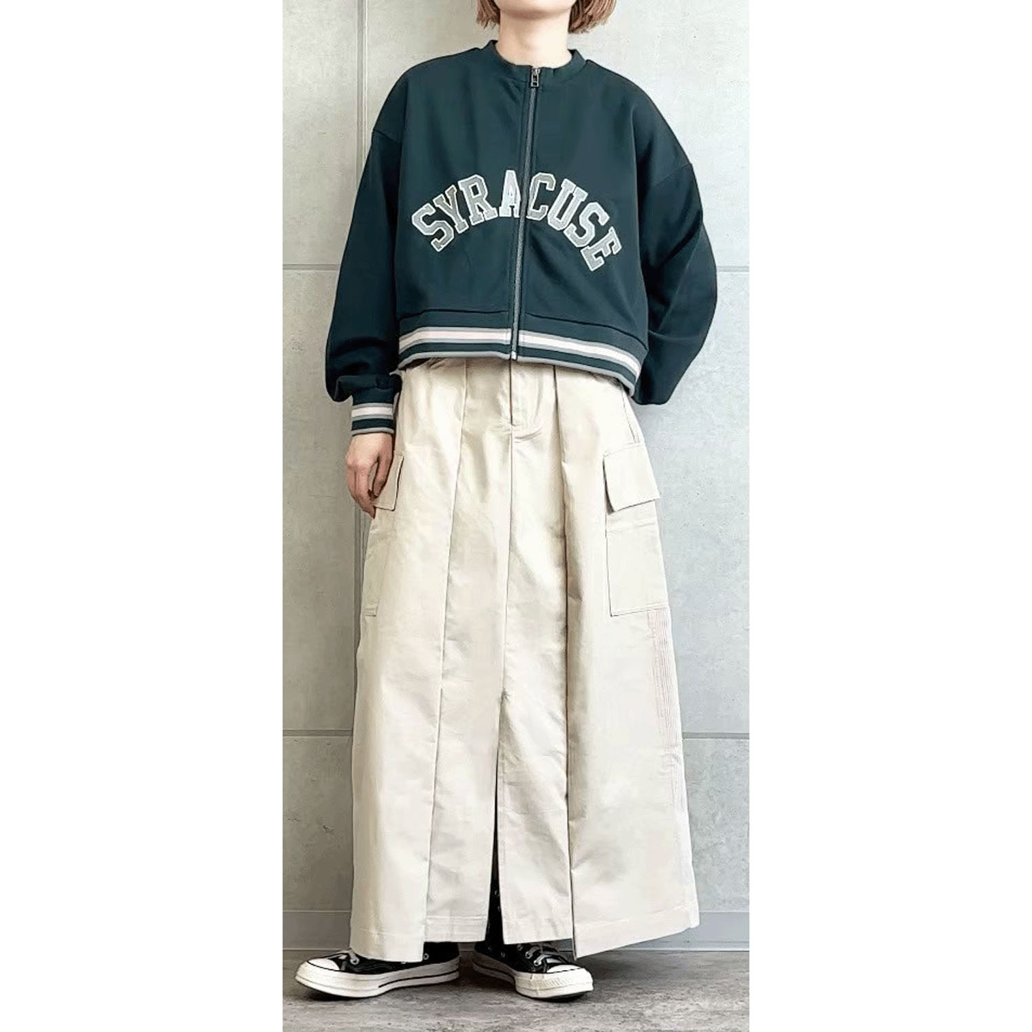 【Insta Live】alee リメイクデザインZIPカーデ - 画像7