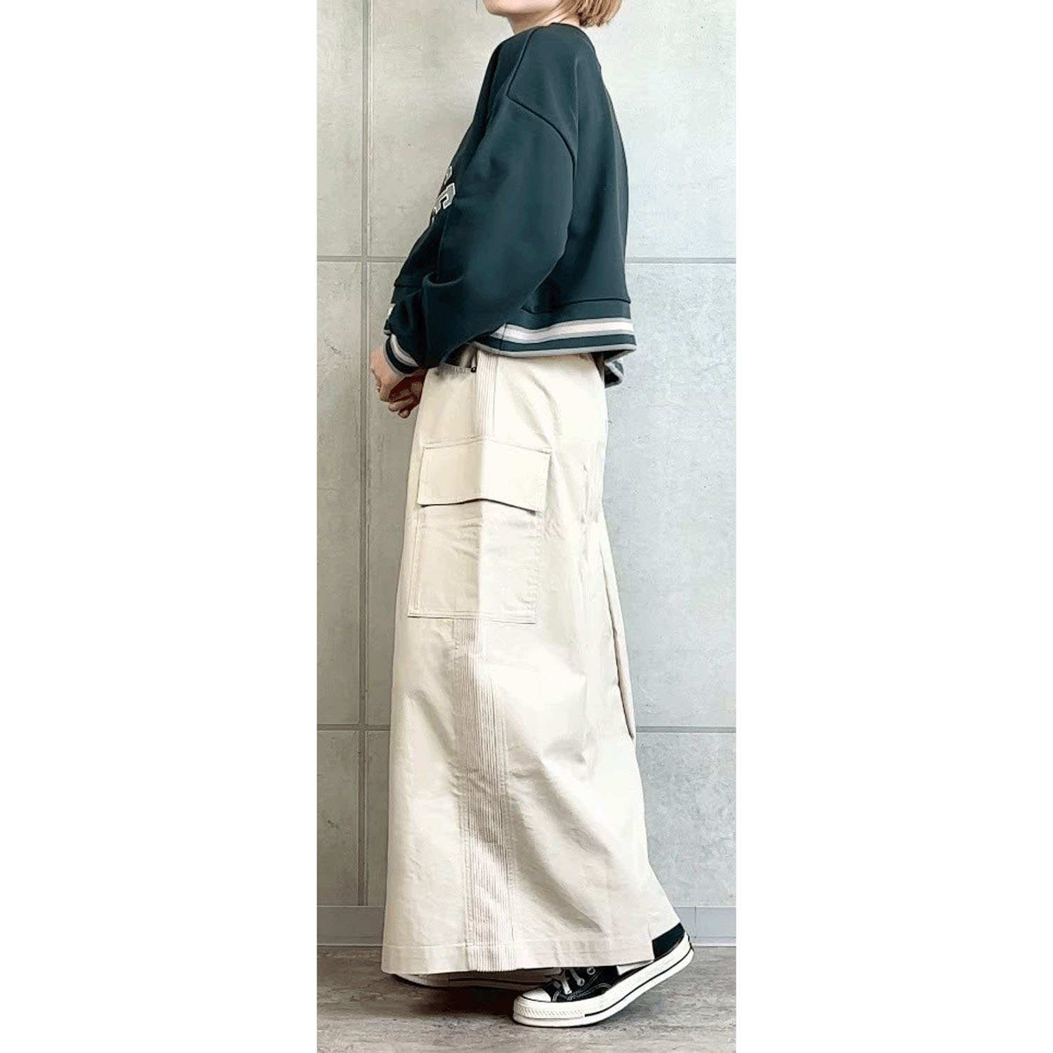 【Insta Live】alee リメイクデザインZIPカーデ - 画像8