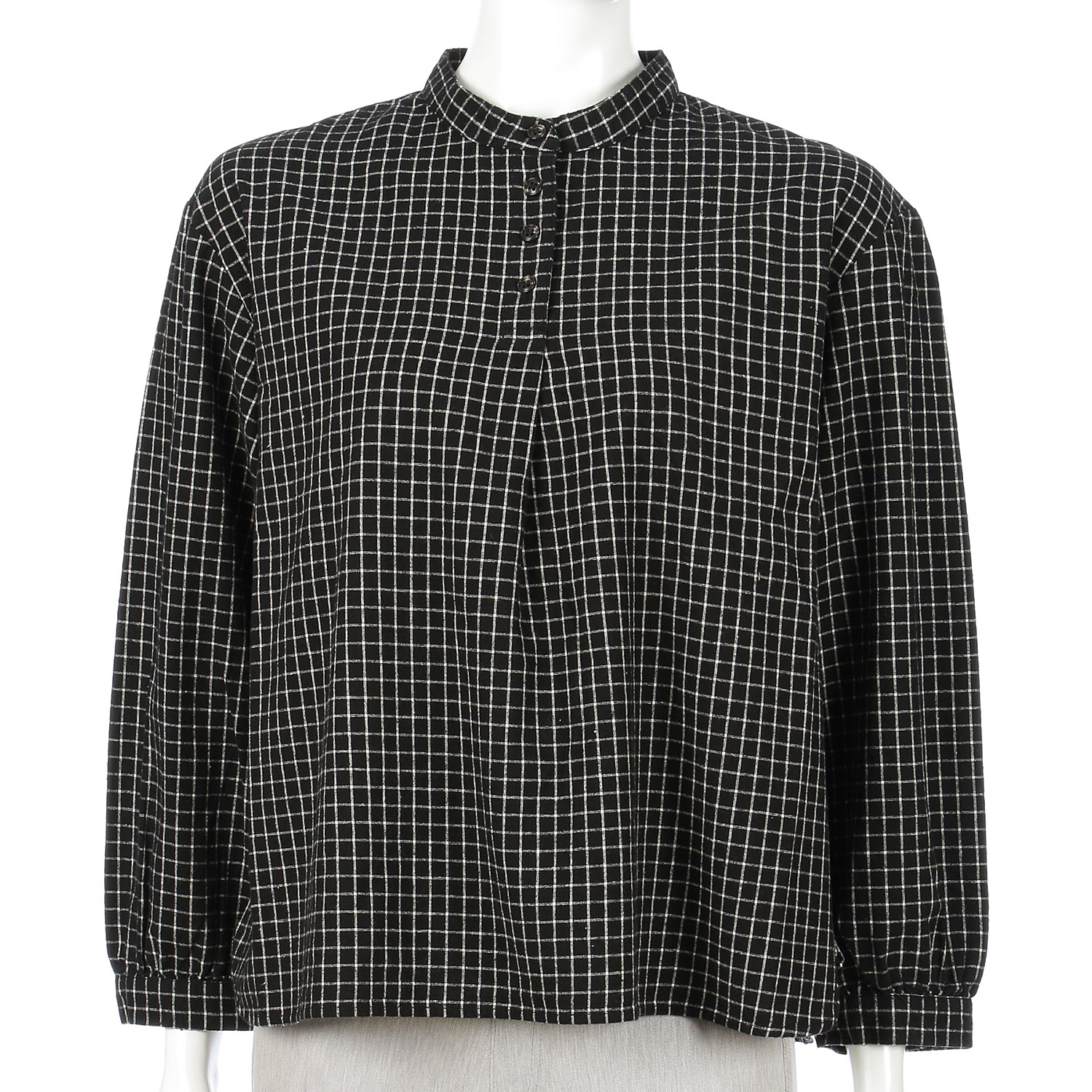 le ciel 薄起毛チェックブラウス - 画像7