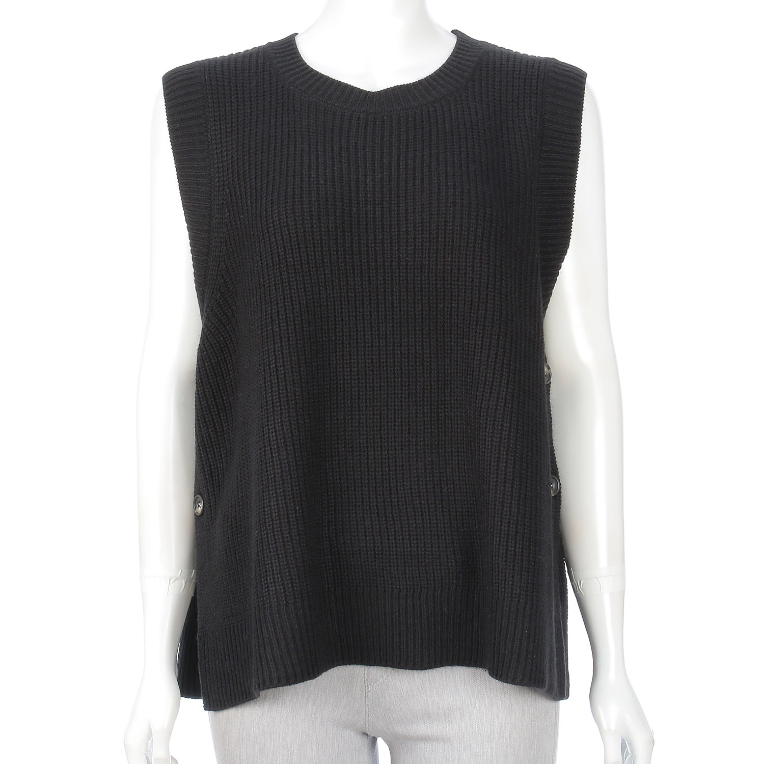 le ciel de demain ウール混ニットベスト - 画像7