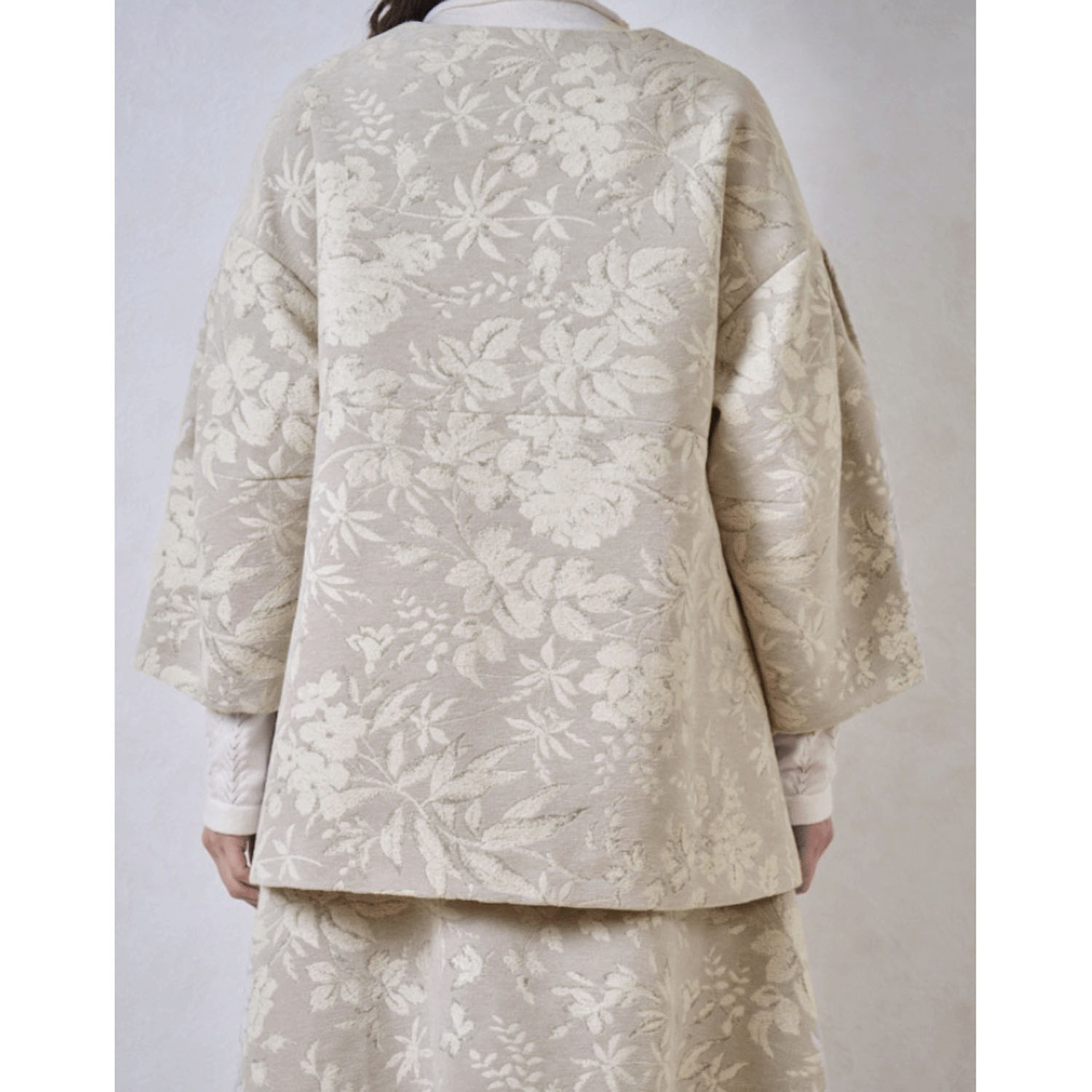 【Insta Live】le ciel a tempsdoux シェニールジャカードジャケット - 画像3