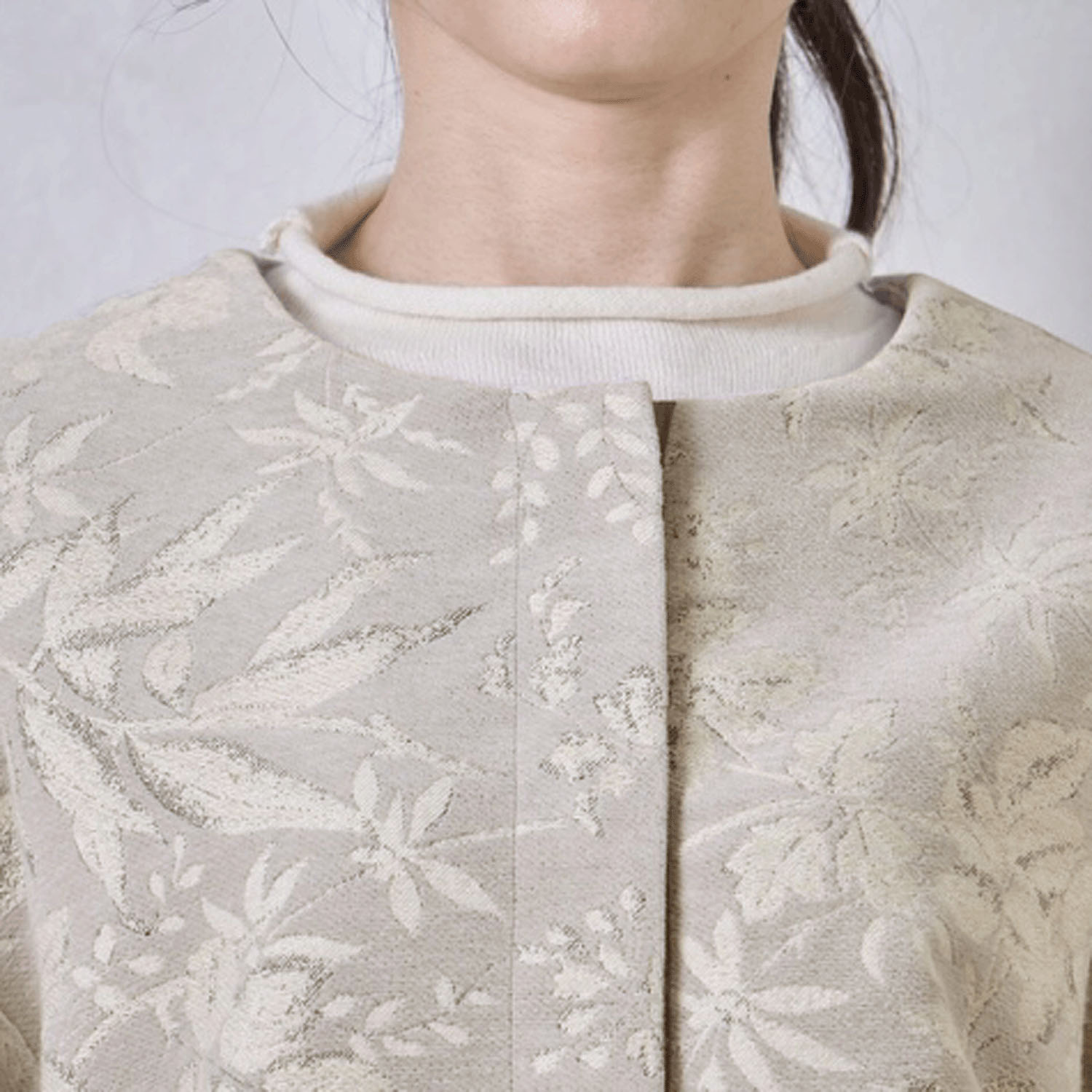 【Insta Live】le ciel a tempsdoux シェニールジャカードジャケット - 画像4