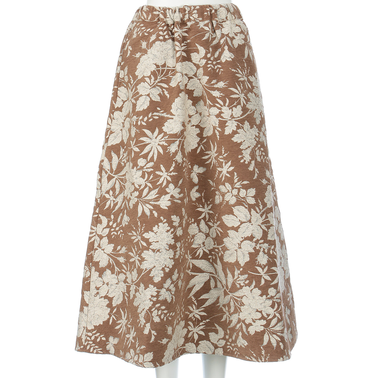 le ciel a tempsdoux シェニールジャカードスカート - 画像3