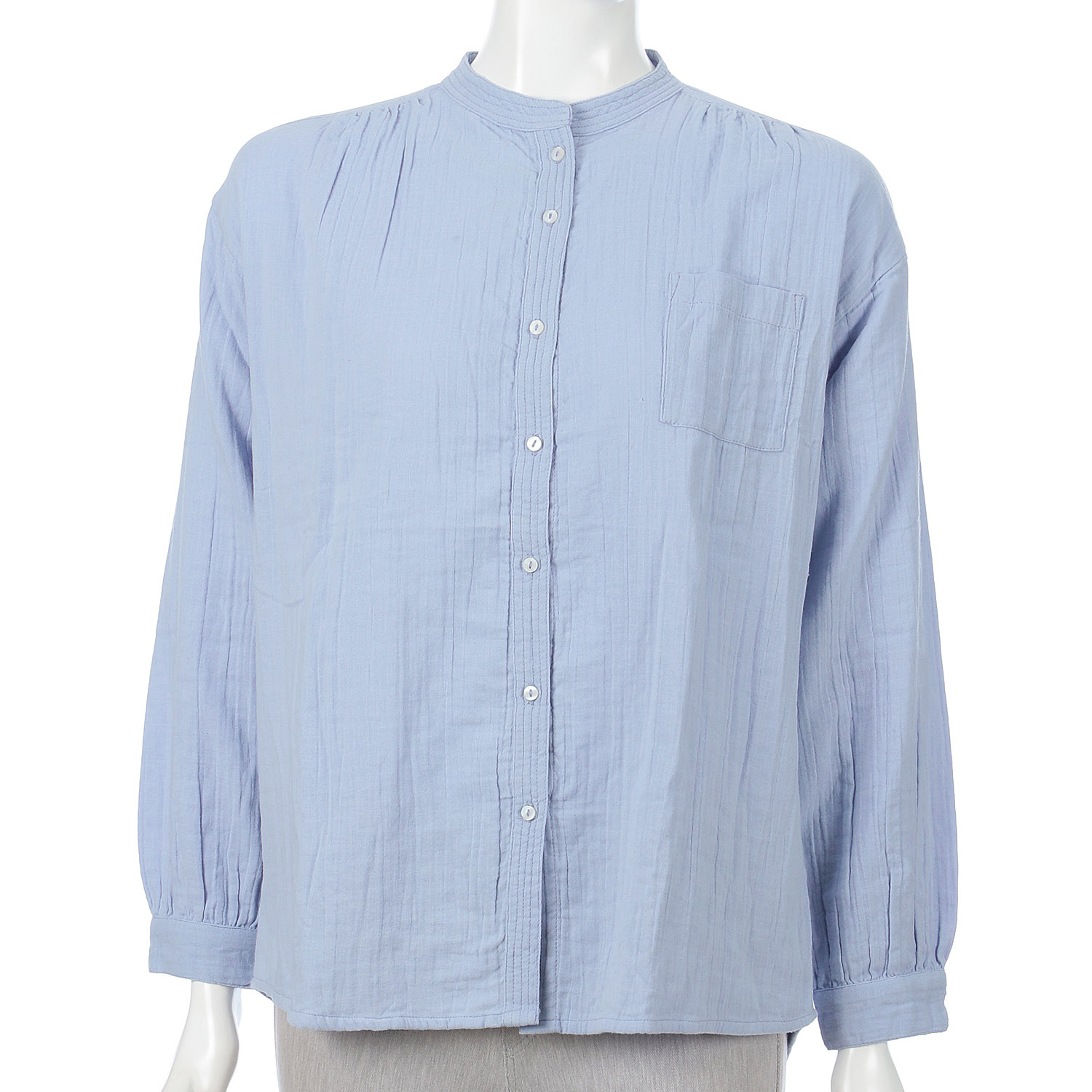 Fanaka ダブルガーゼシャツブラウス - 画像18