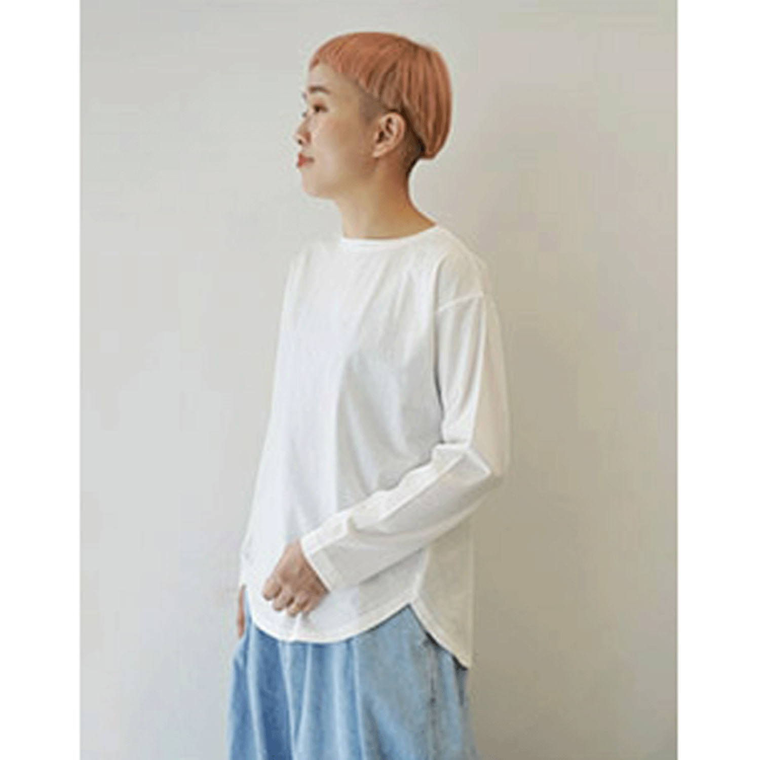 mao made ラウンドヘムTEE - 画像5