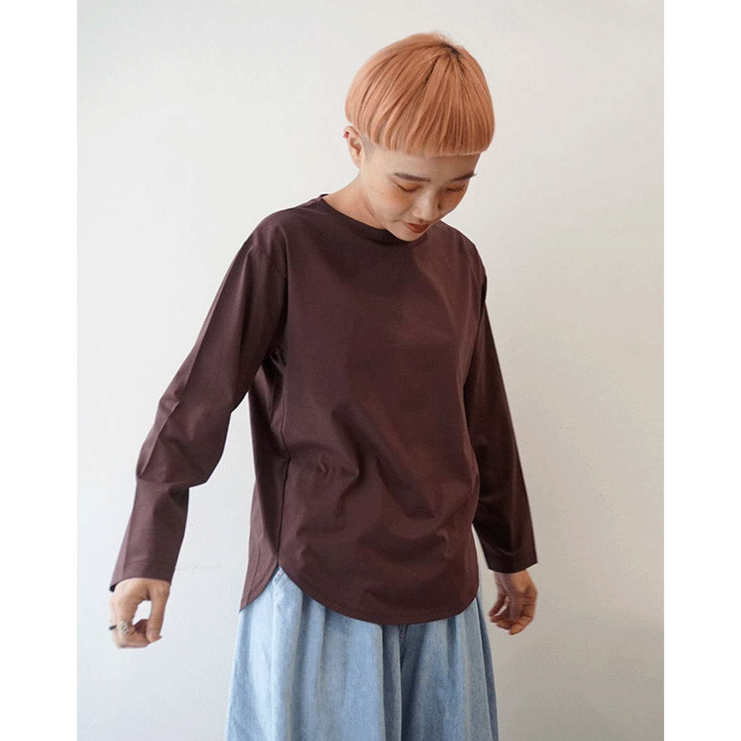 【Insta Live】mao made ラウンドヘムTEE - 画像7