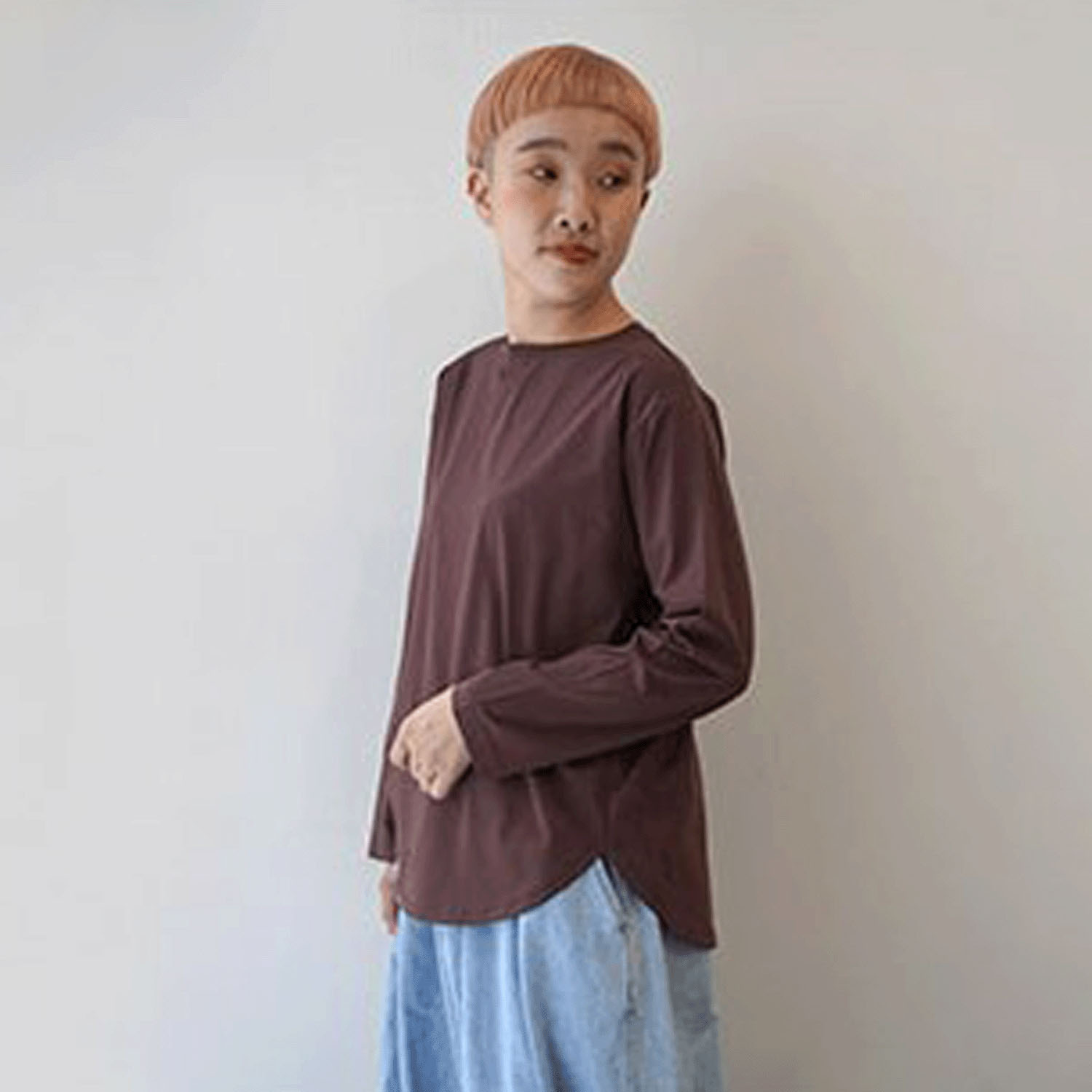 mao made ラウンドヘムTEE - 画像8