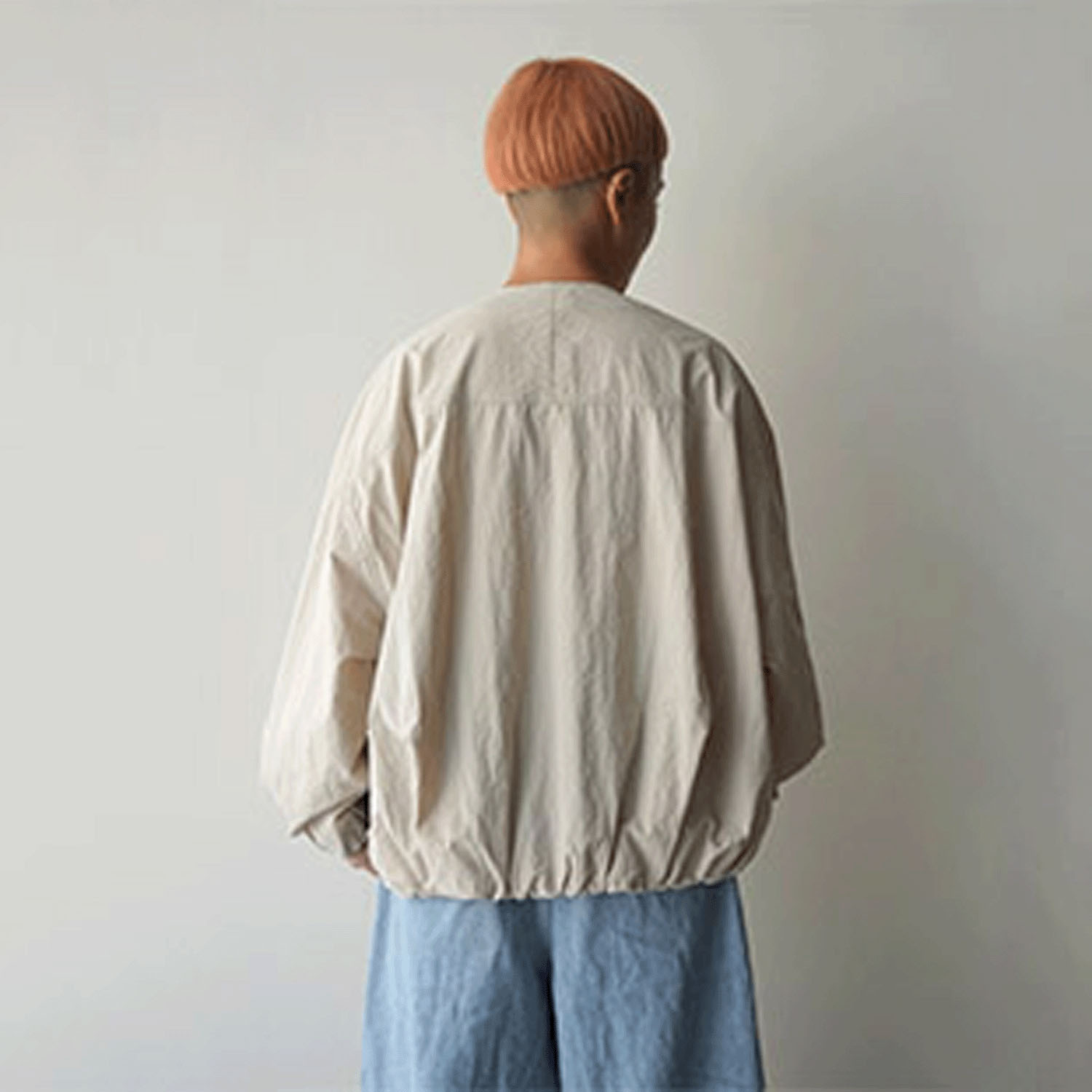 【Insta Live】mao made バルーンシルエットZIP UPジャケット - 画像6