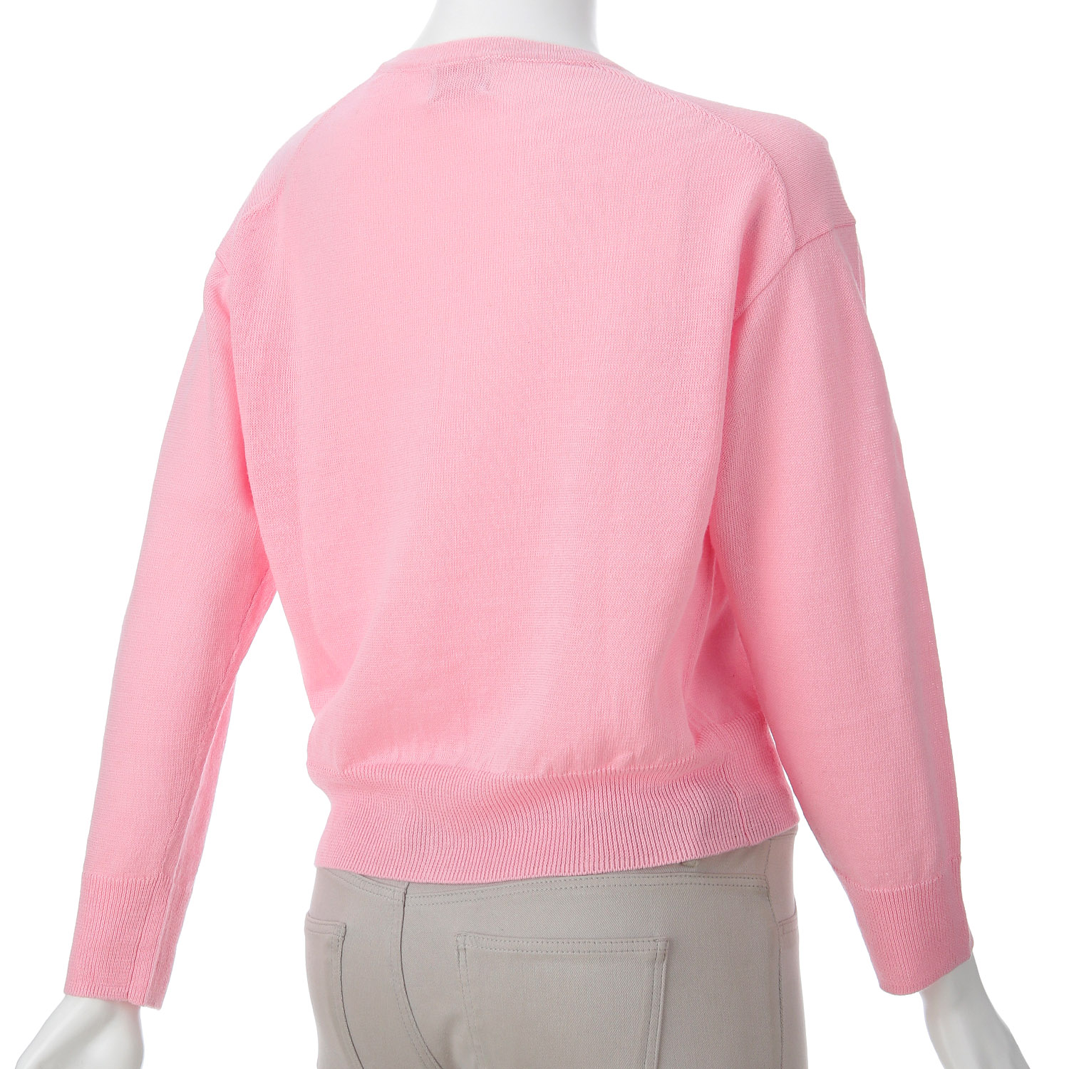 mao made Vネッククロップド丈カーディガン - 画像8