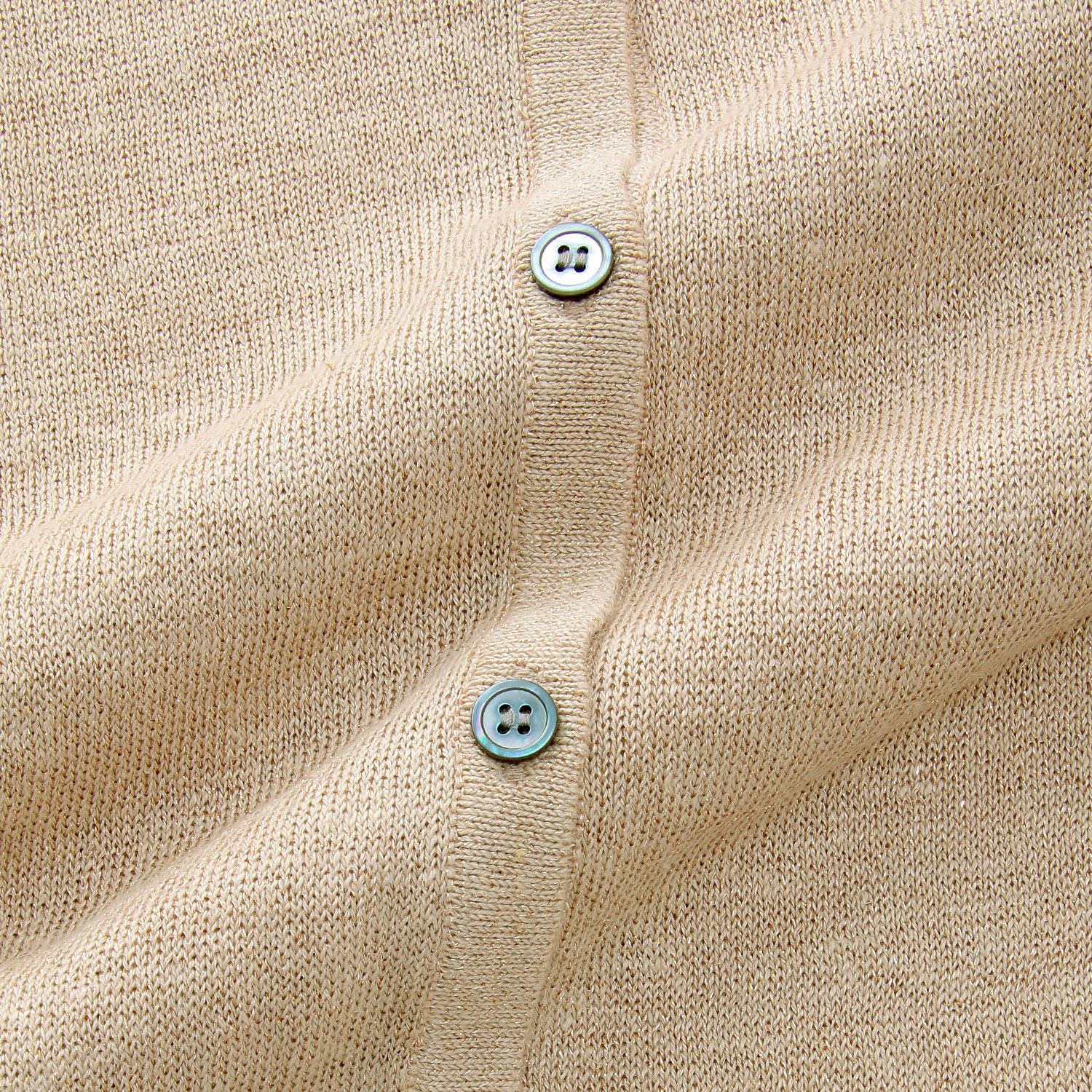 【Insta Live】mao made クルーネックキラキラカーディガン - 画像7