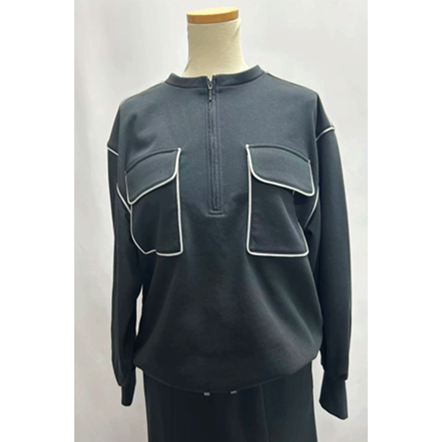 Dona Marie 胸ポケットジッププルオーバー - 画像7