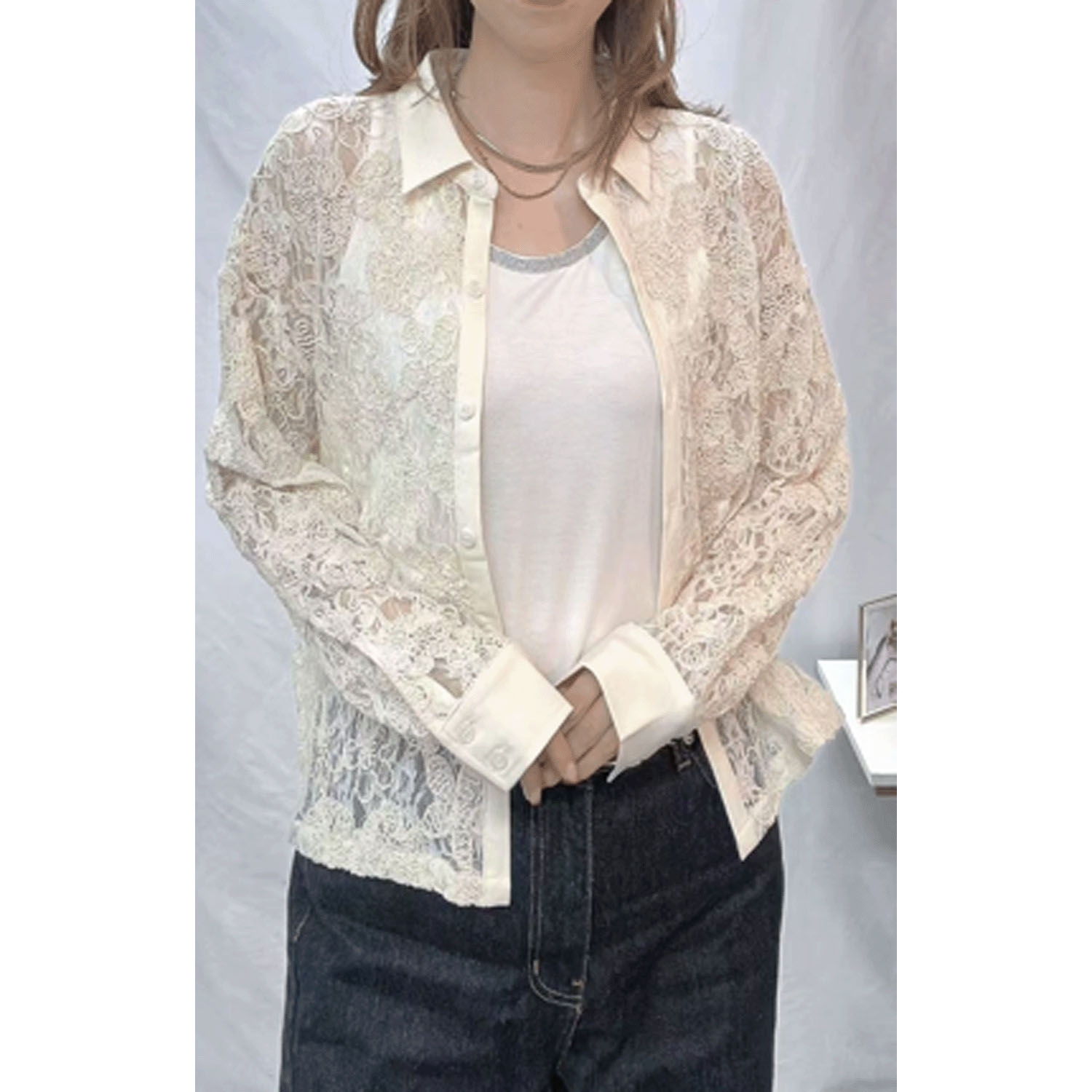 Dona Marie レースブラウス - 画像8