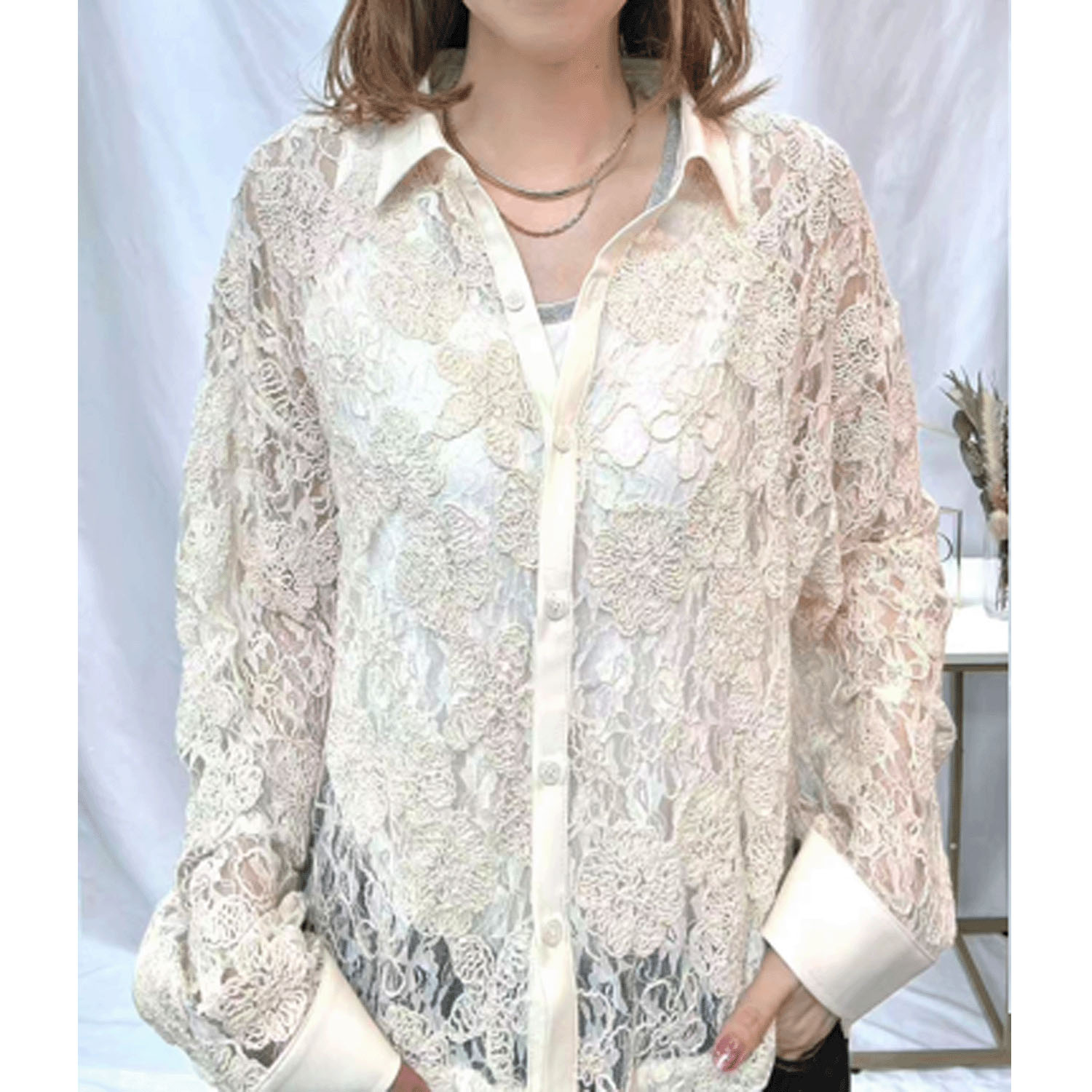 Dona Marie レースブラウス