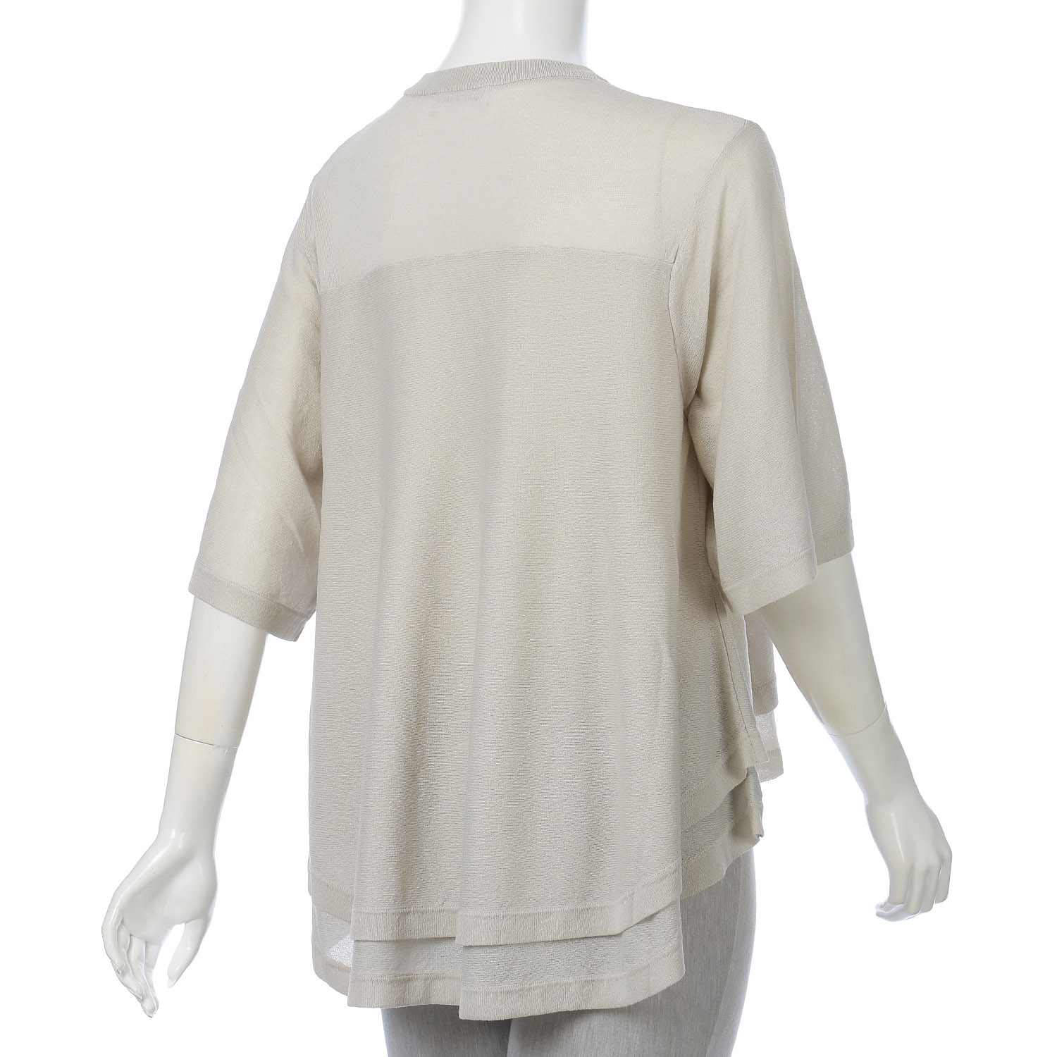 Dona Marie レイヤード風フレアニットプルオーバー - 画像5