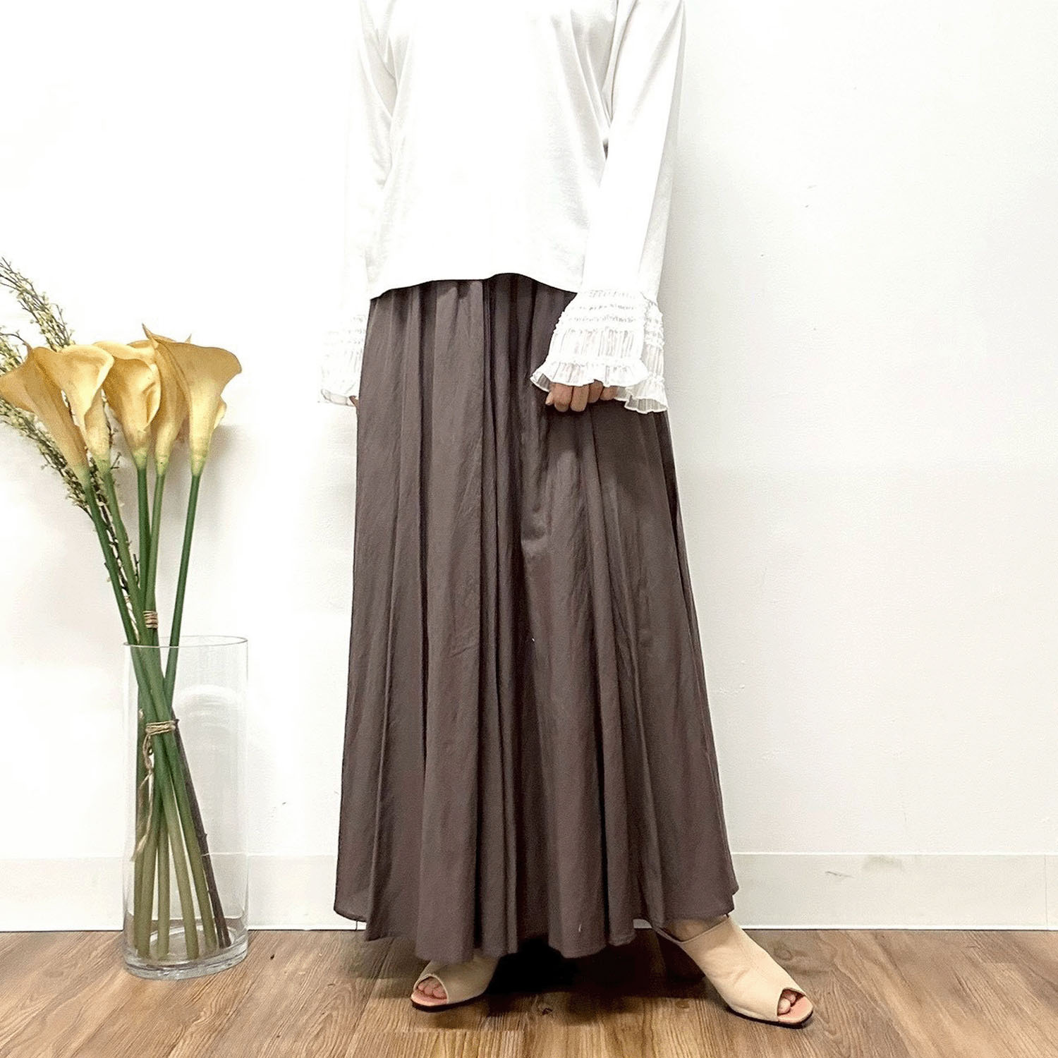 【Insta Live】MONiLE 綿レーヨンロングスカート