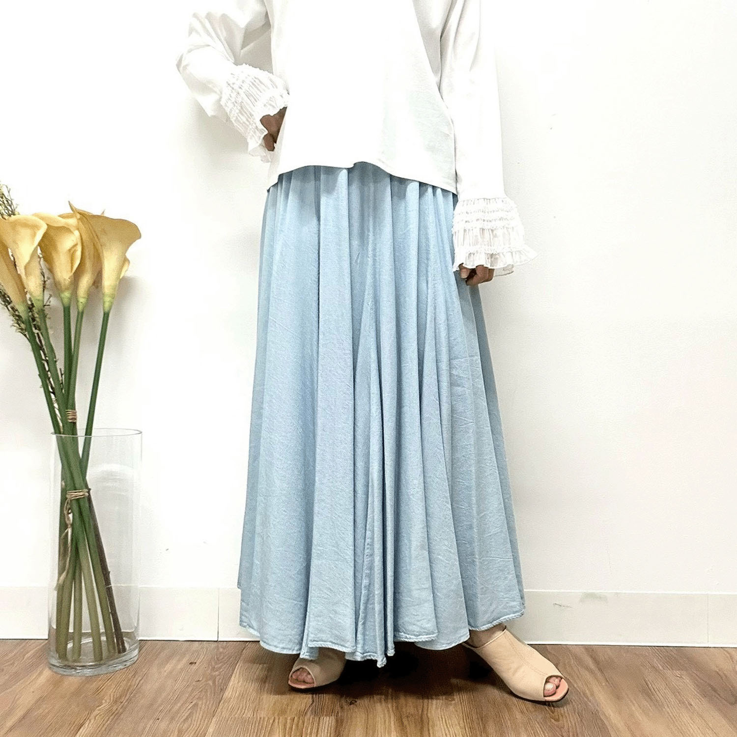 MONiLE デニムロングスカート - 画像2