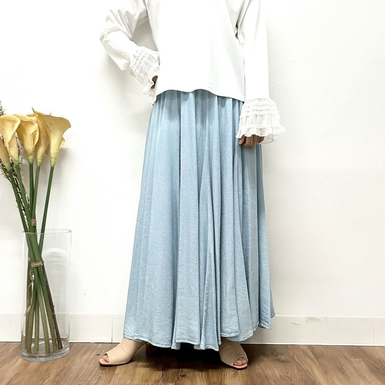 MONiLE デニムロングスカート - 画像1