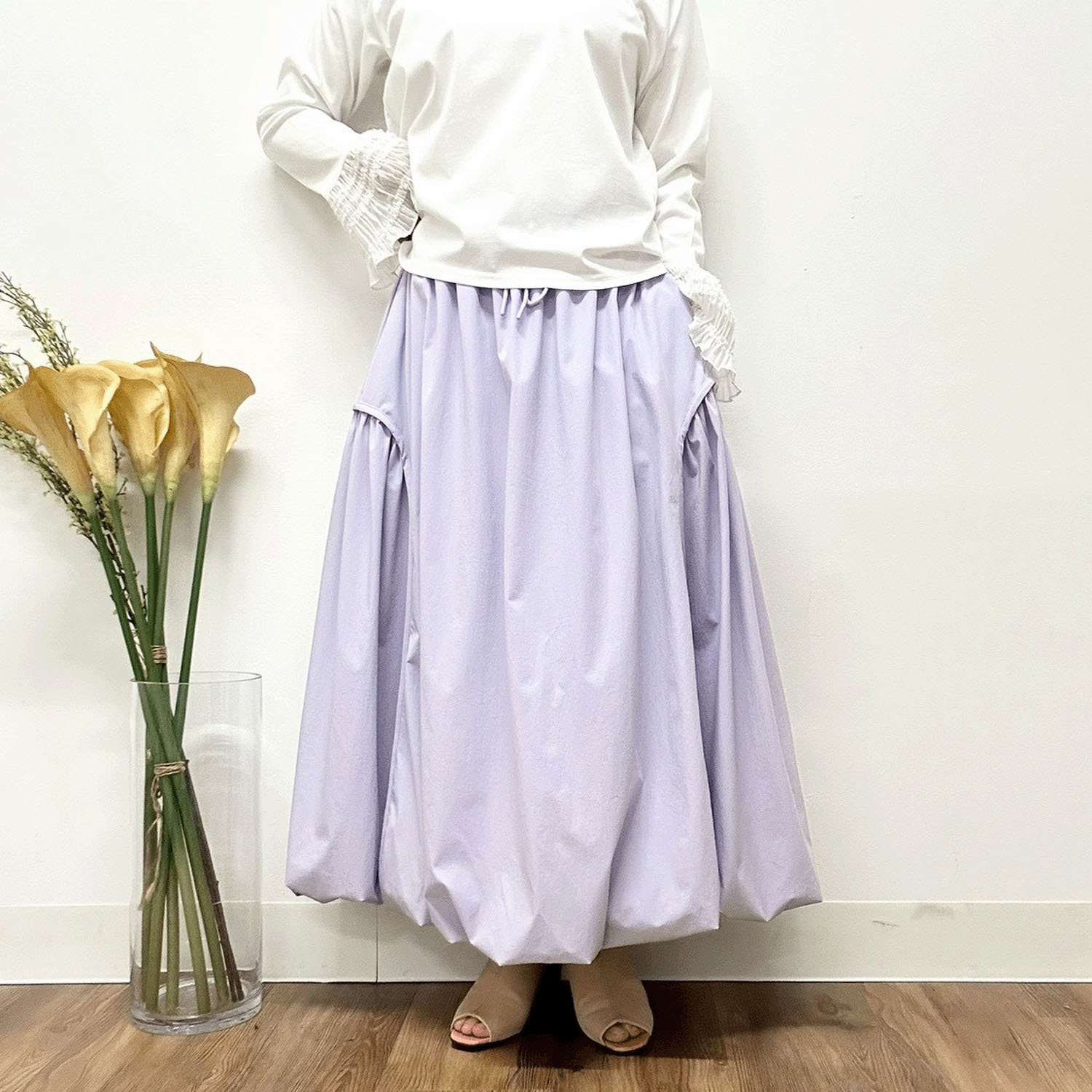 MONiLE サイド切替バルーンスカート - 画像1