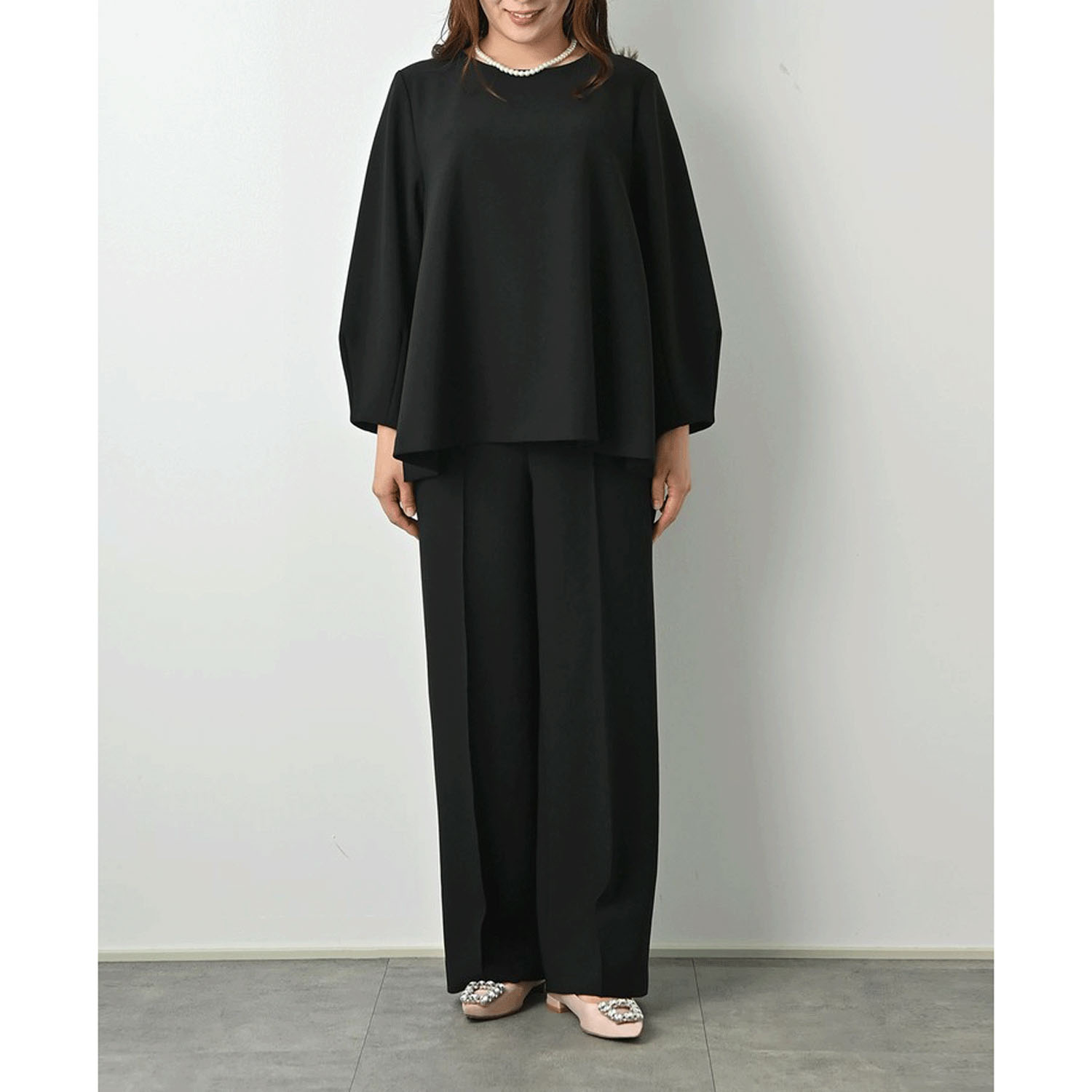 【Insta Live】Brown＆Street  センタータックストレートパンツ - 画像3