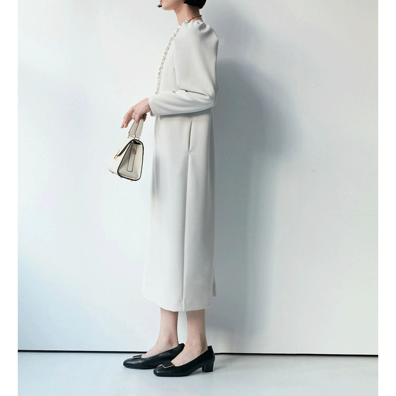 【Insta Live】Brown＆Street パフスリーブワンピース - 画像16