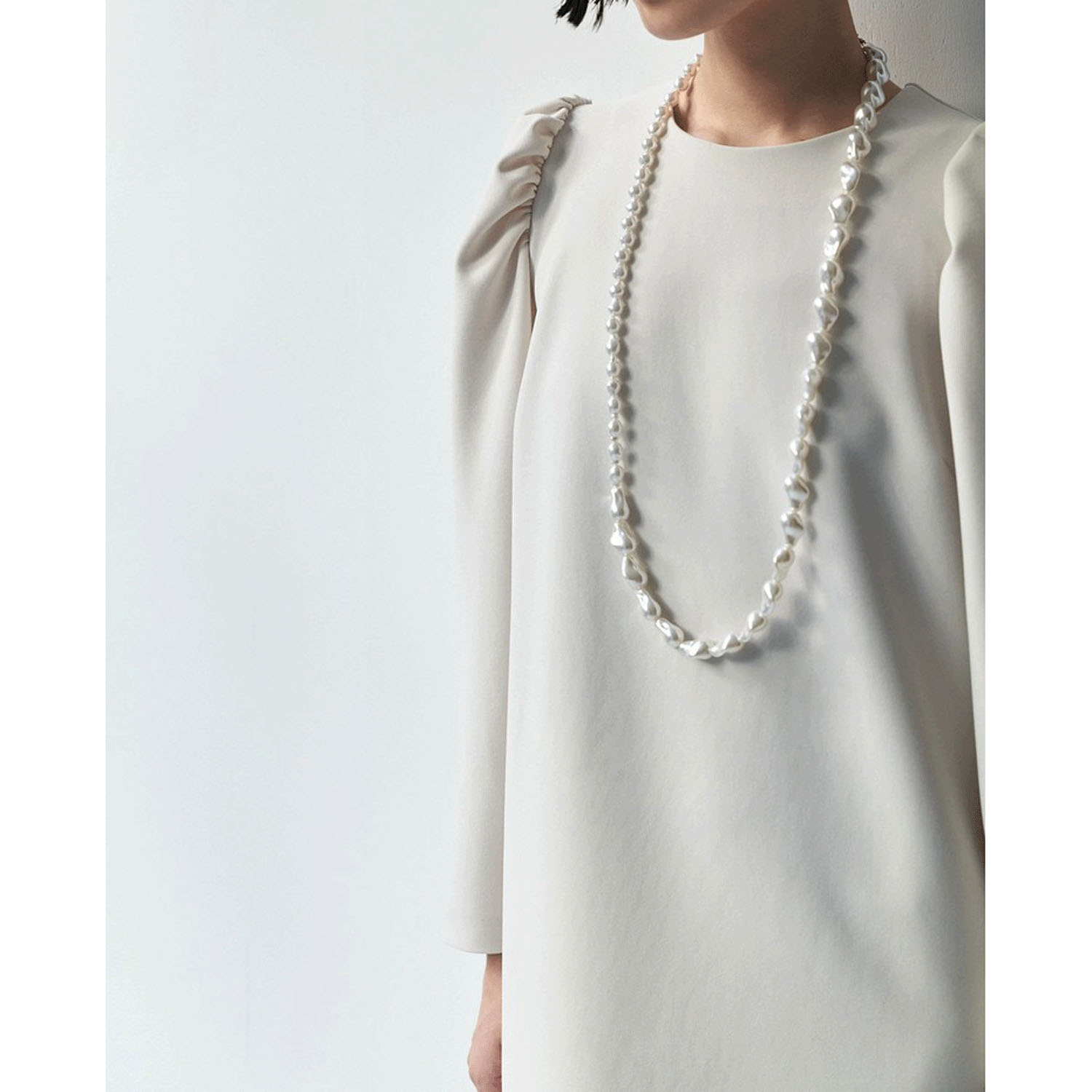 【Insta Live】Brown＆Street パフスリーブワンピース - 画像19