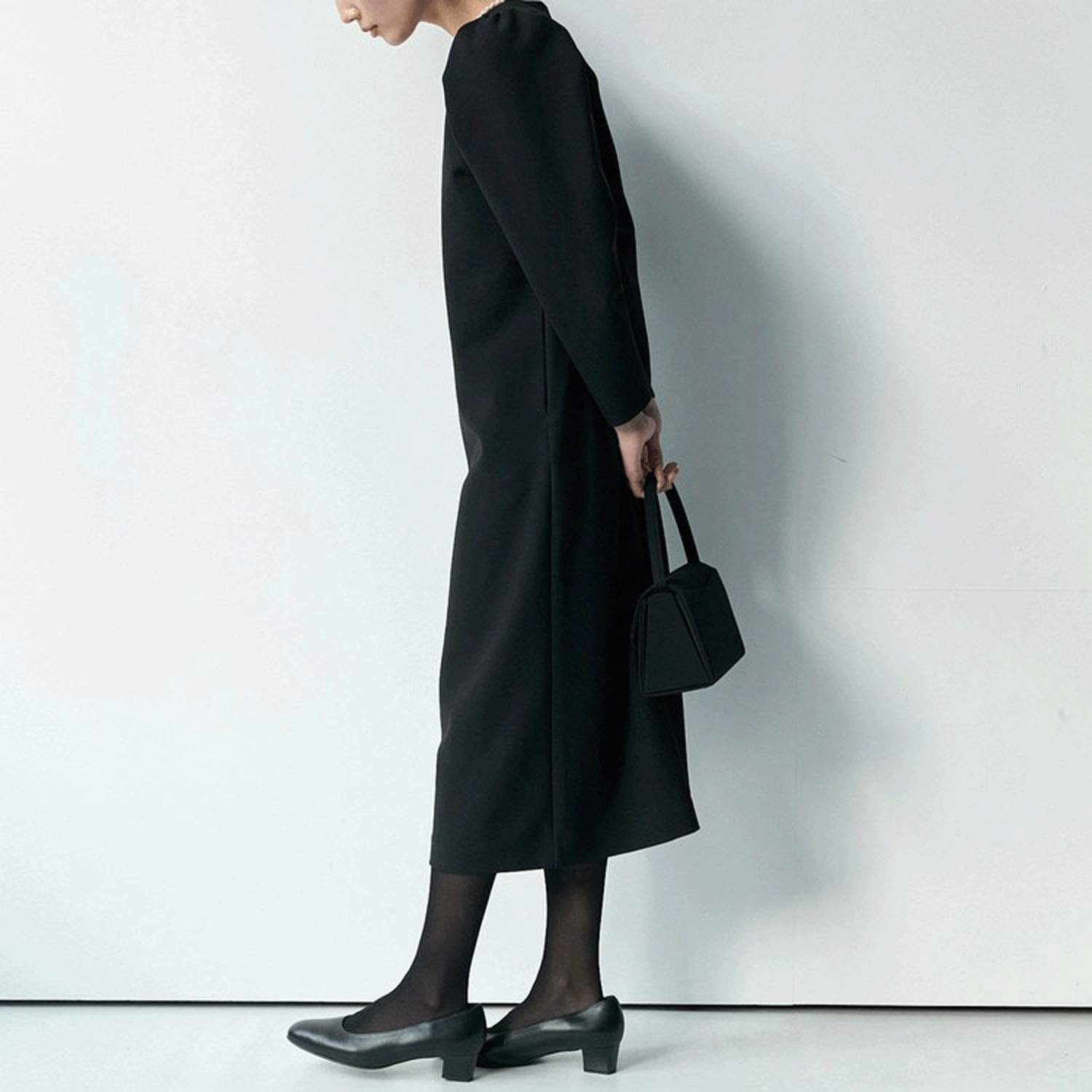 【Insta Live】Brown＆Street パフスリーブワンピース - 画像4