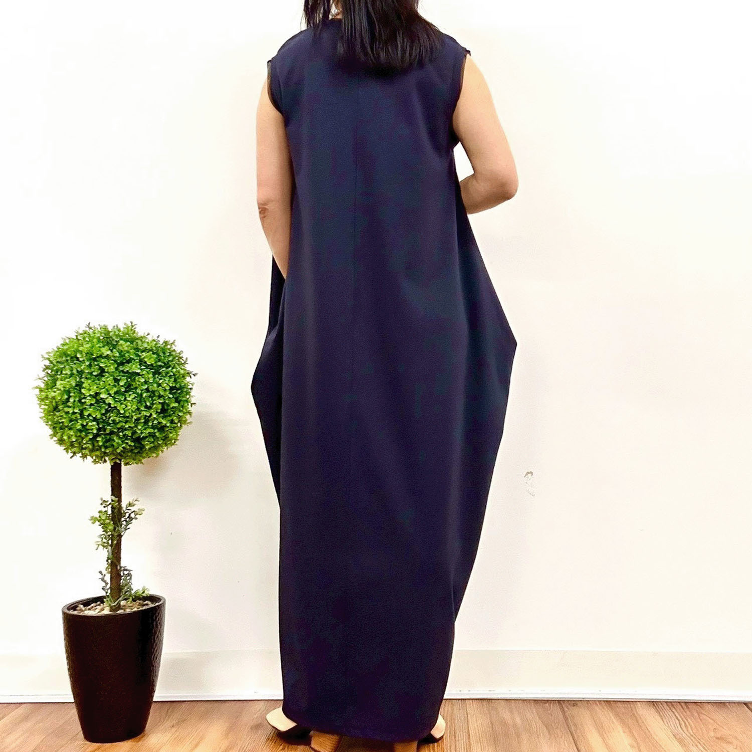 MONiLE サイドドレープカットワンピース - 画像8