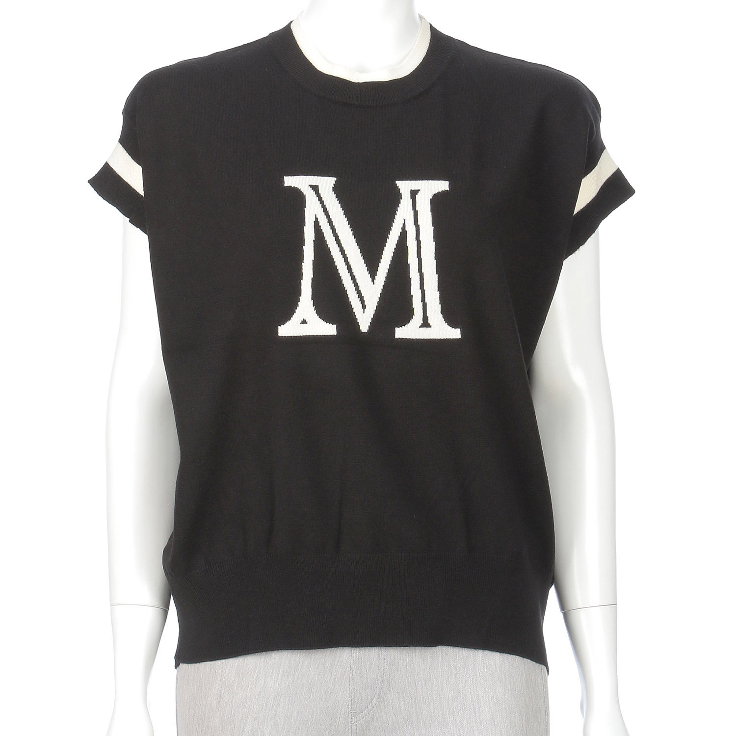 【Insta Live】MONiLE ロゴジャカード半袖ニット - 画像6