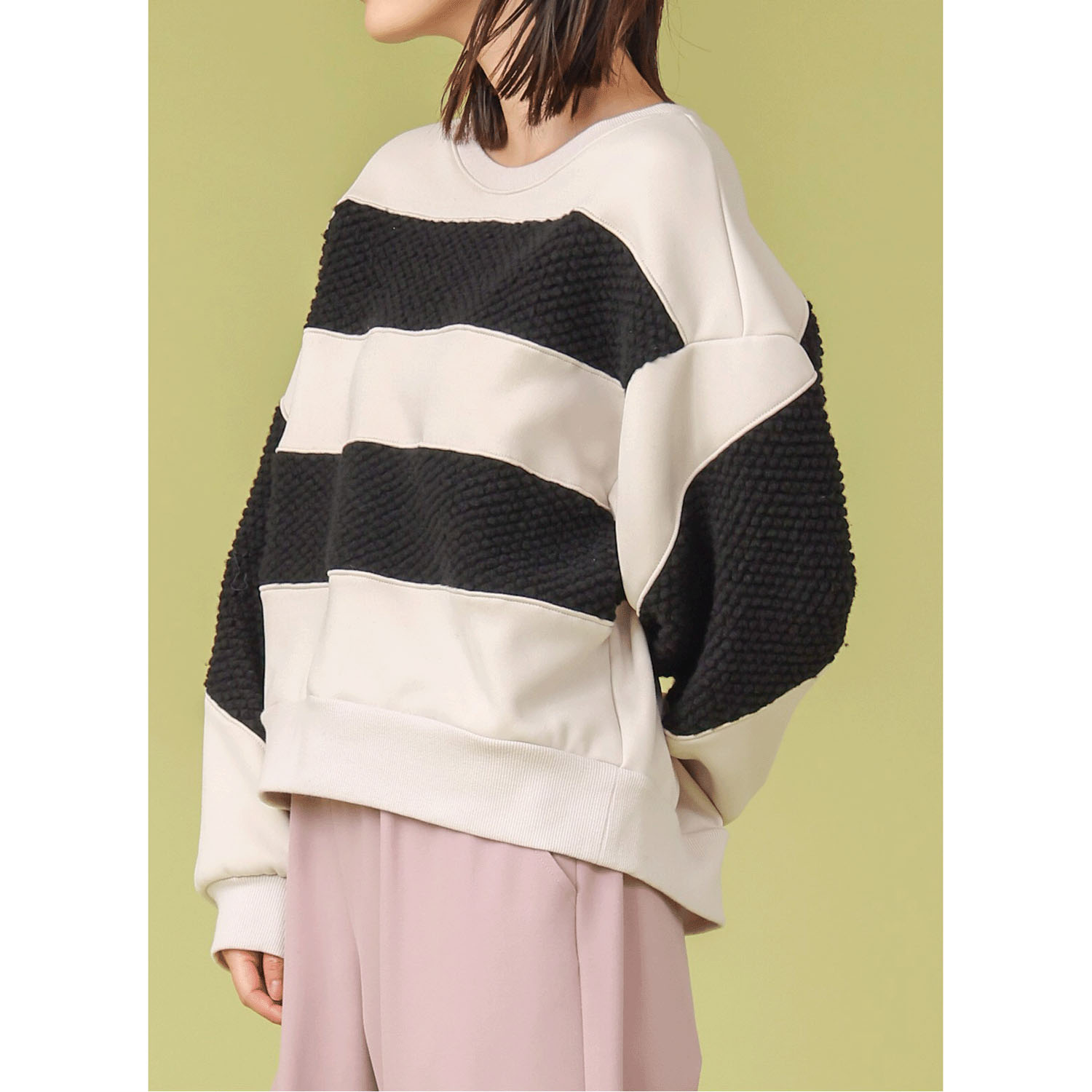 trois サーキュラニット×ポップコーンプルオーバー - 画像3