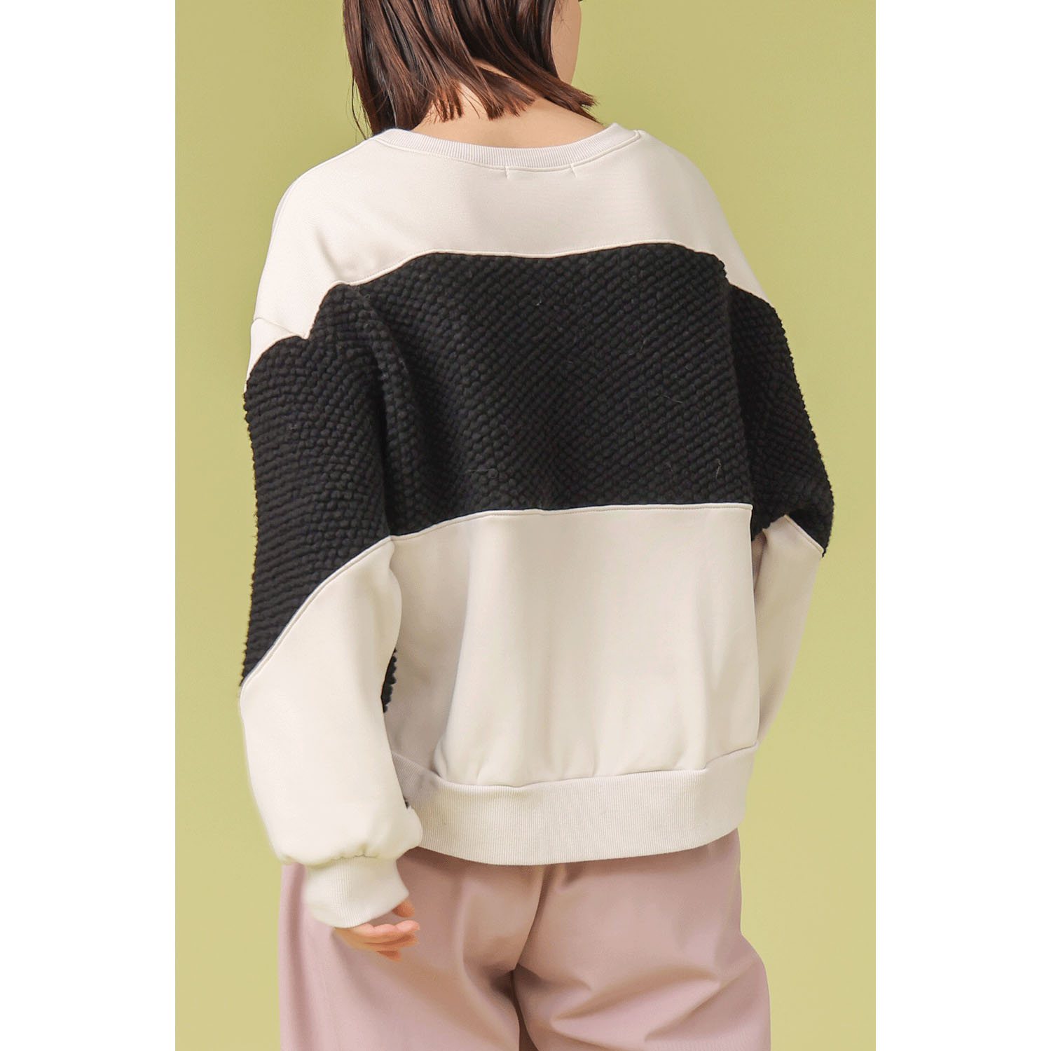 trois サーキュラニット×ポップコーンプルオーバー - 画像4